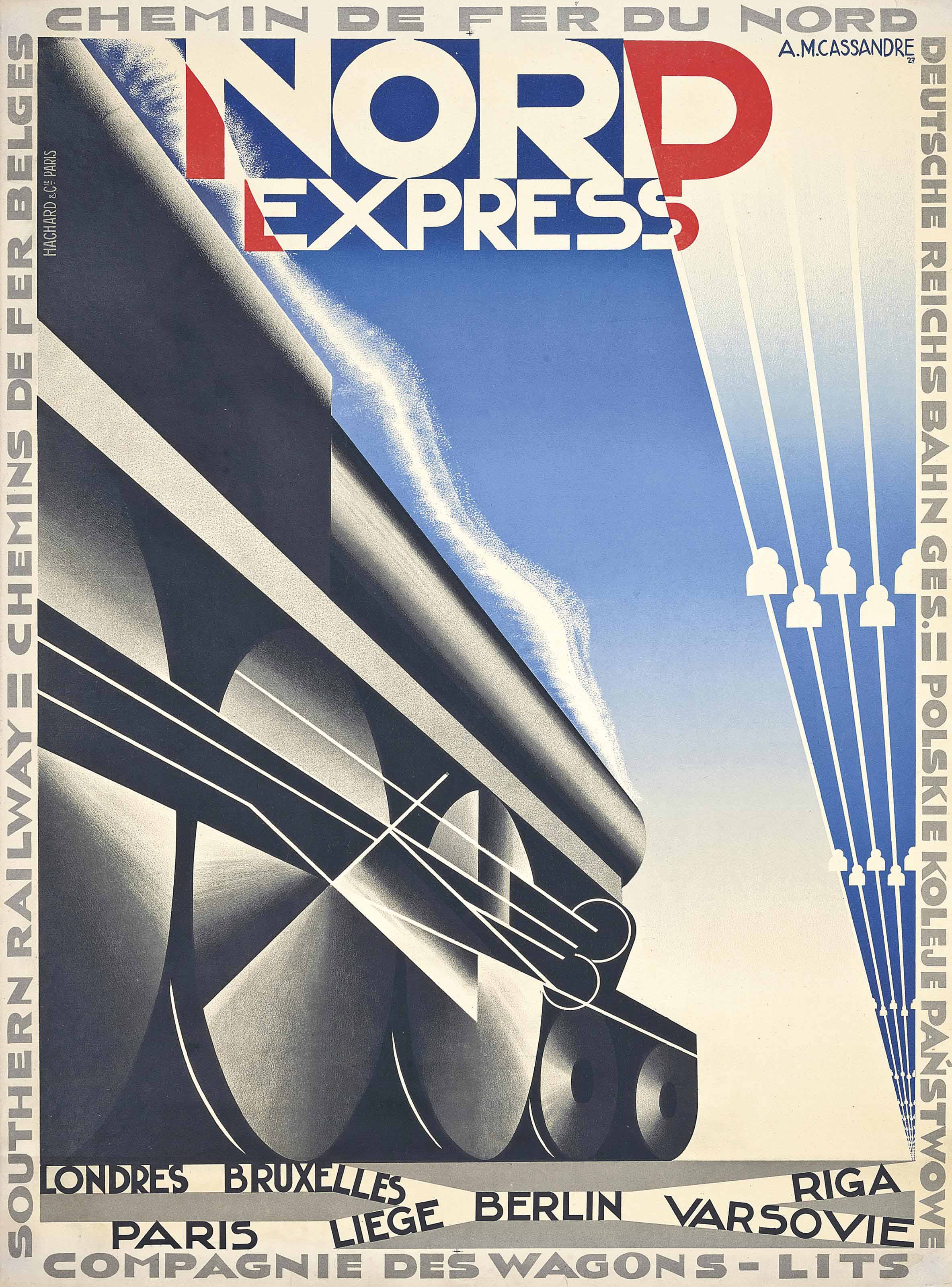 A.M. Cassandre (1901-1968) , NORD EXPRESS | Christie's