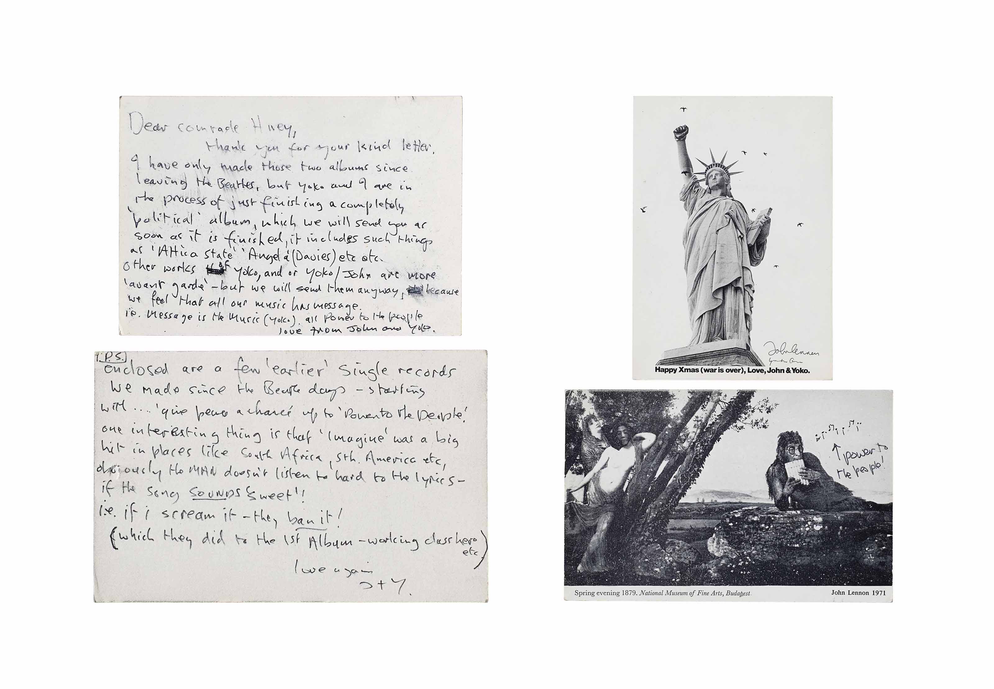 John Lennon Memorabilia Pop Rock Christie S