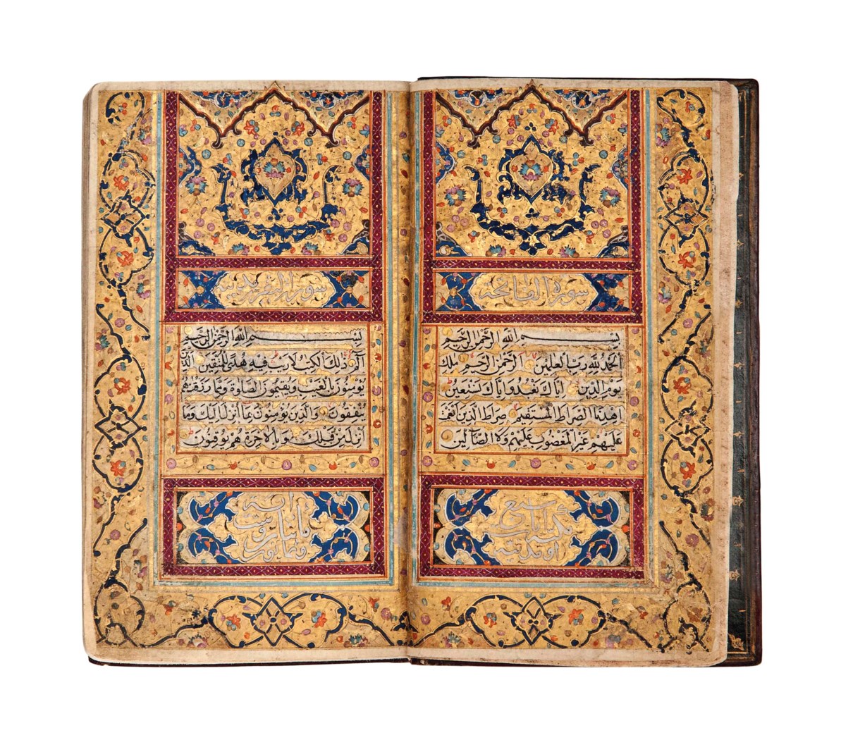 QUR'AN , SIGNED IBN AKMAL (?) AL-DIN BIN MUHAMMAD MU'MIN, SAFAVID IRAN ...