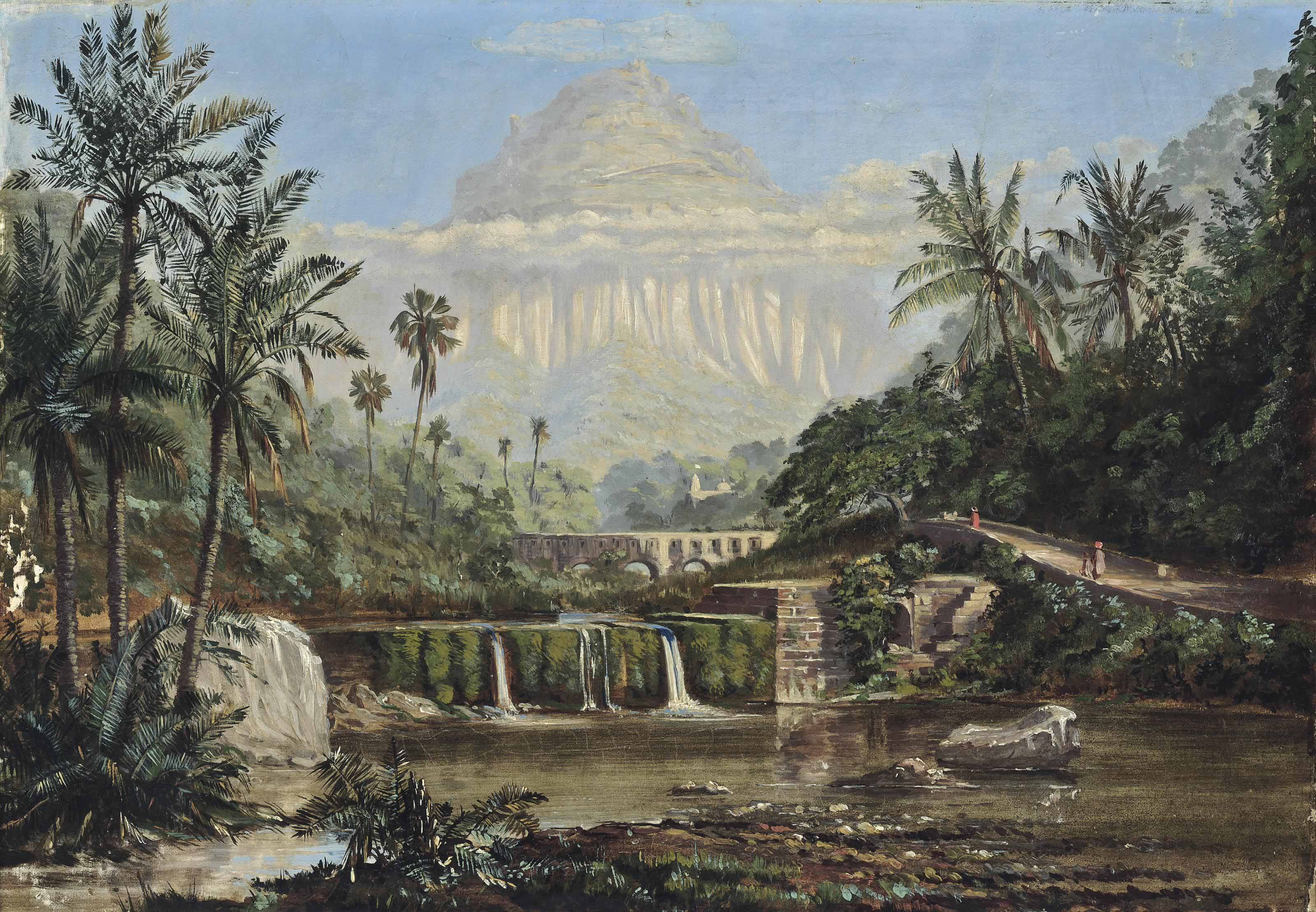 Company School 19th Century View Of The Girnar Hills India