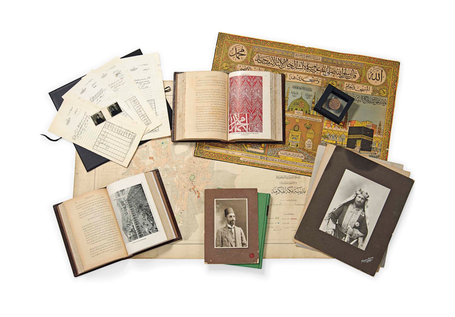 AN IMPORTANT COLLECTION OF BOOKS AND DOCUMENTS RELATING TO MECCA AND ...