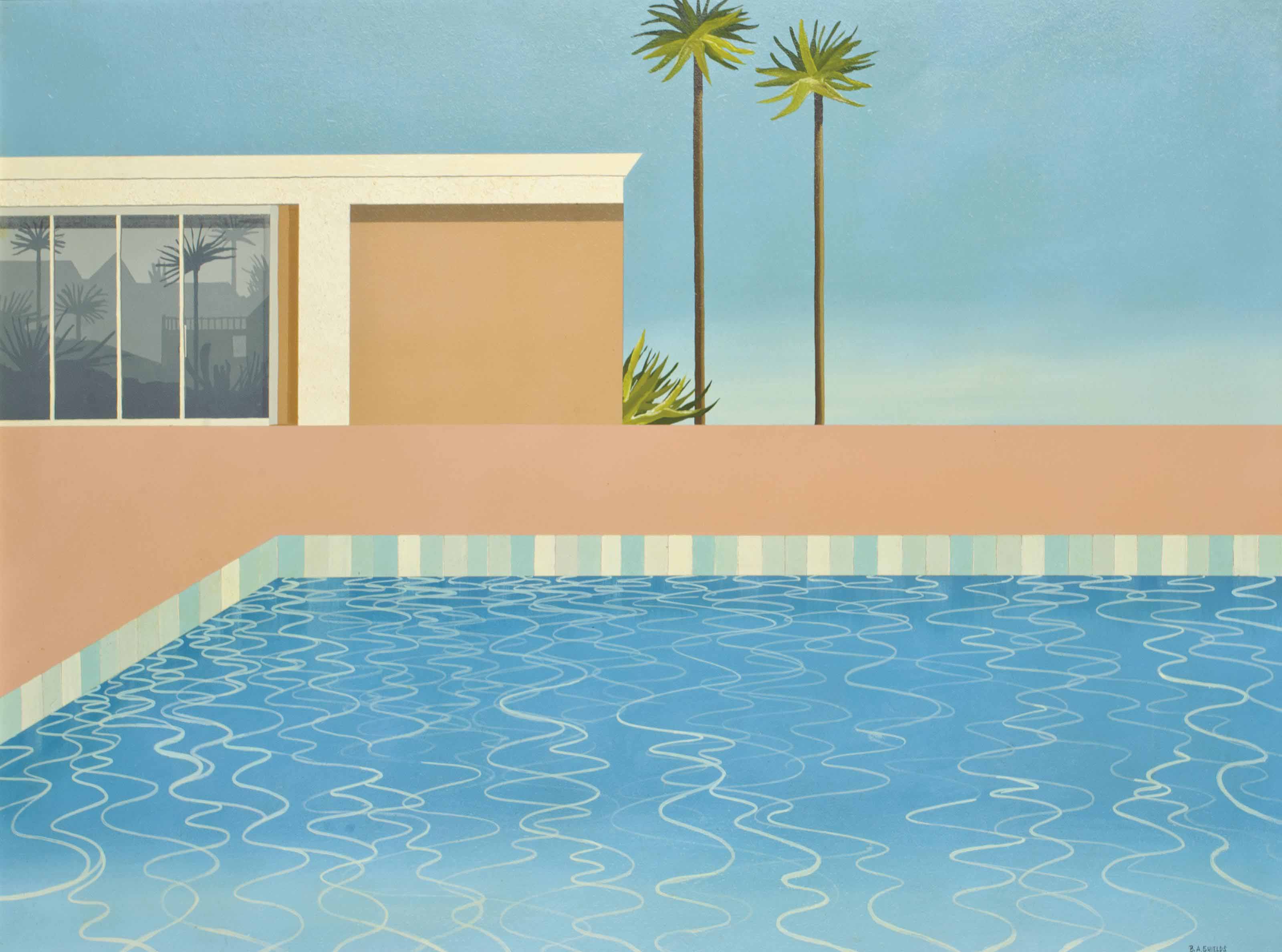 Brian Shields Braaq 1951 1997 After David Hockney A Bigger