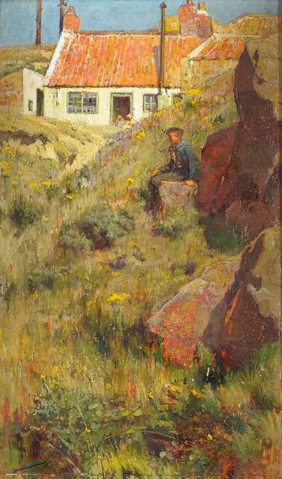 James Valentine Jelley, R.B.S.A. (1856-1942) , The coast ...