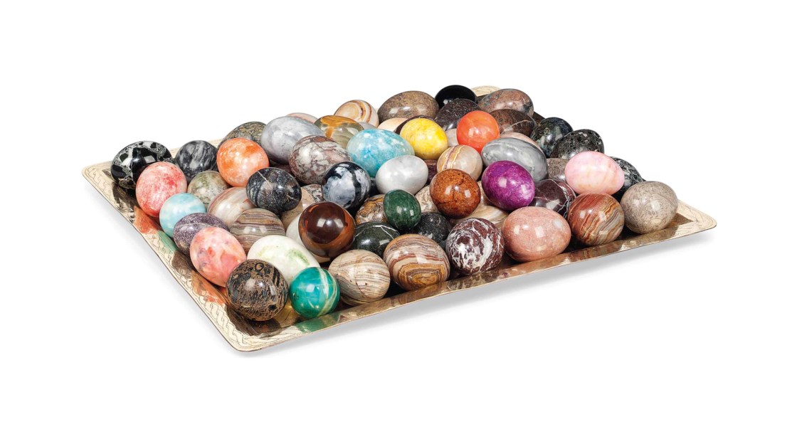 A COLLECTION OF SEVENTY SPECIMEN MARBLE EGGS Christie's