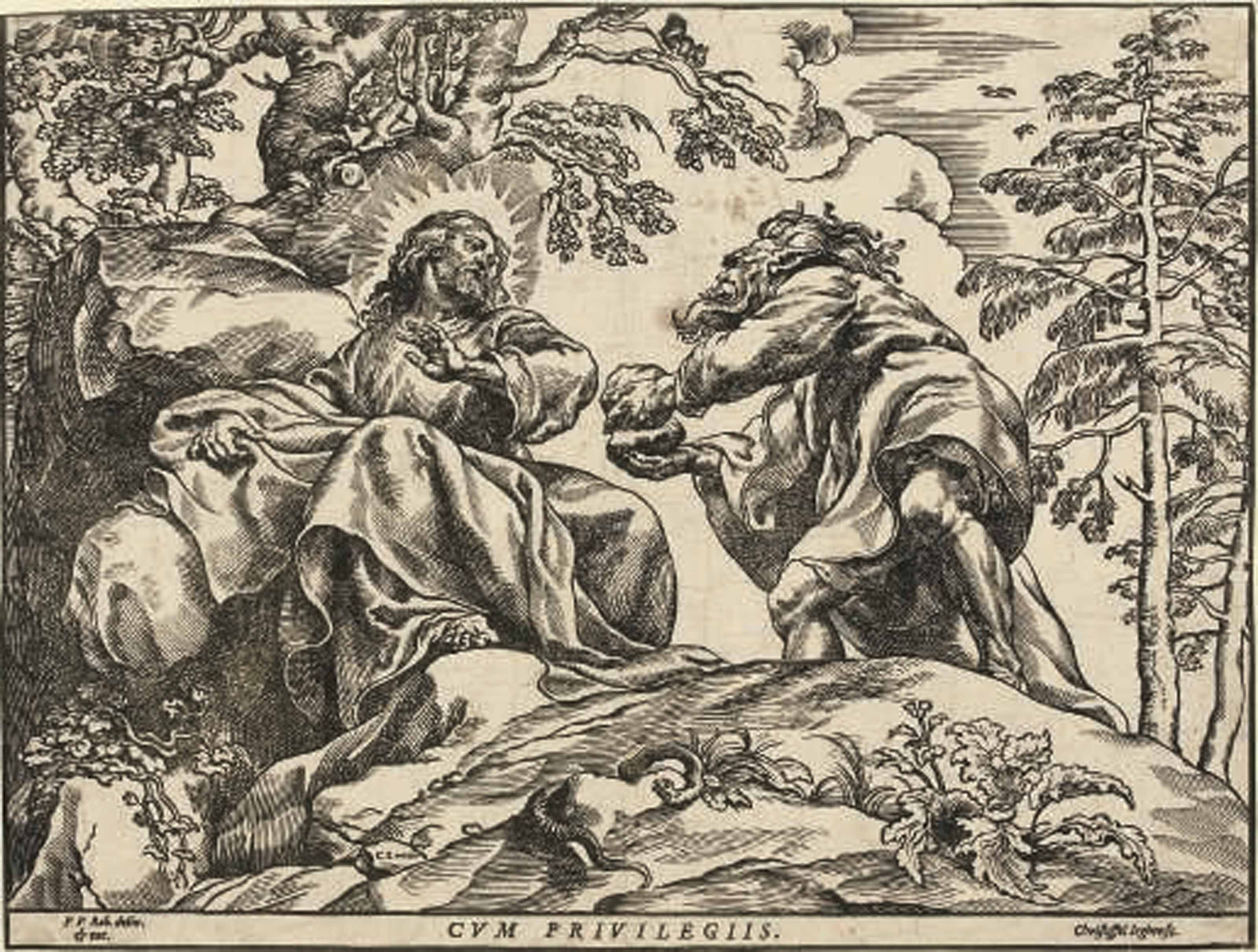 The Temptation of Christ (Hollstein 6)
