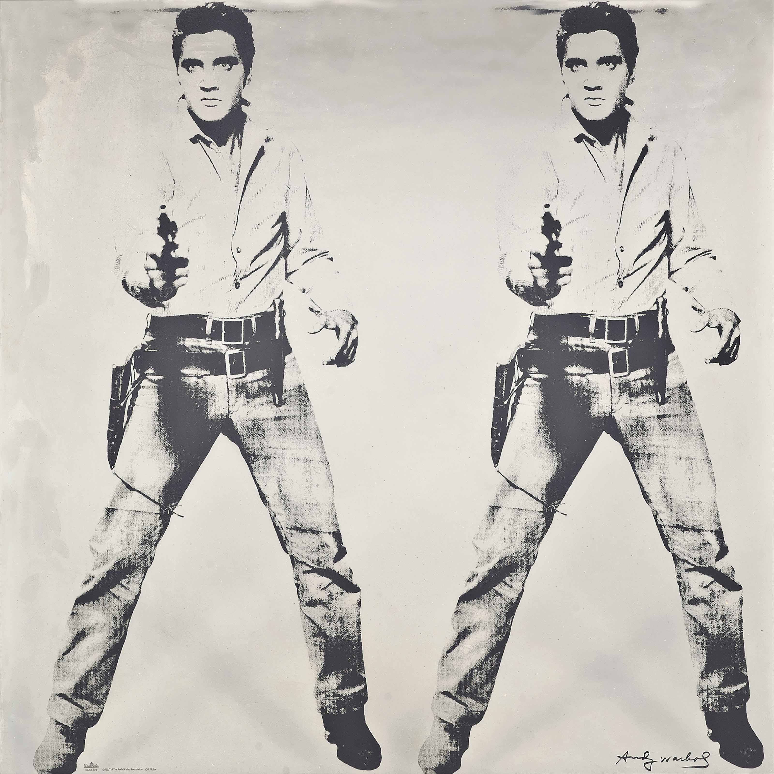 andy warhol elvis presley original