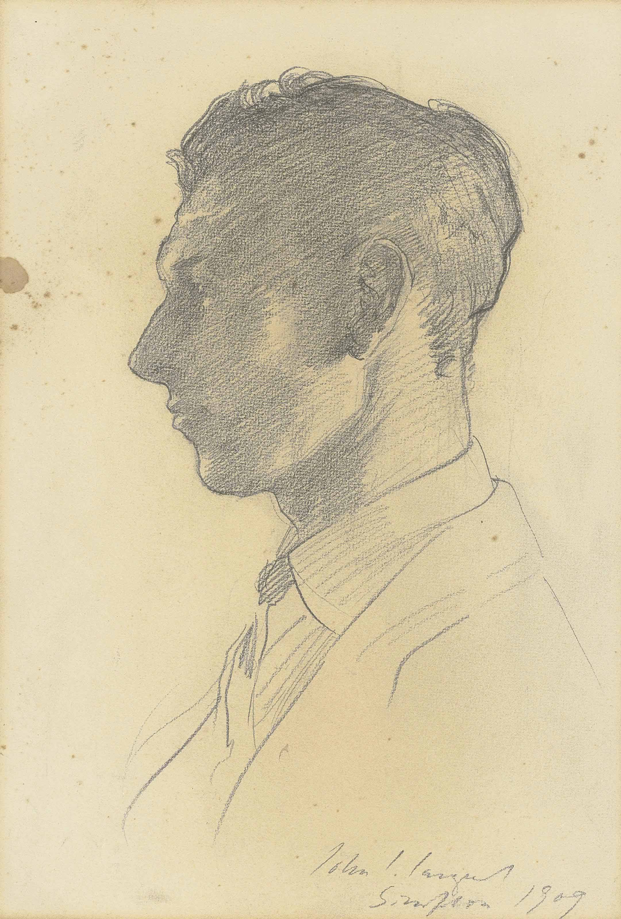 John Singer Sargent (1856-1925), Portrait of Leonard 'Ginx