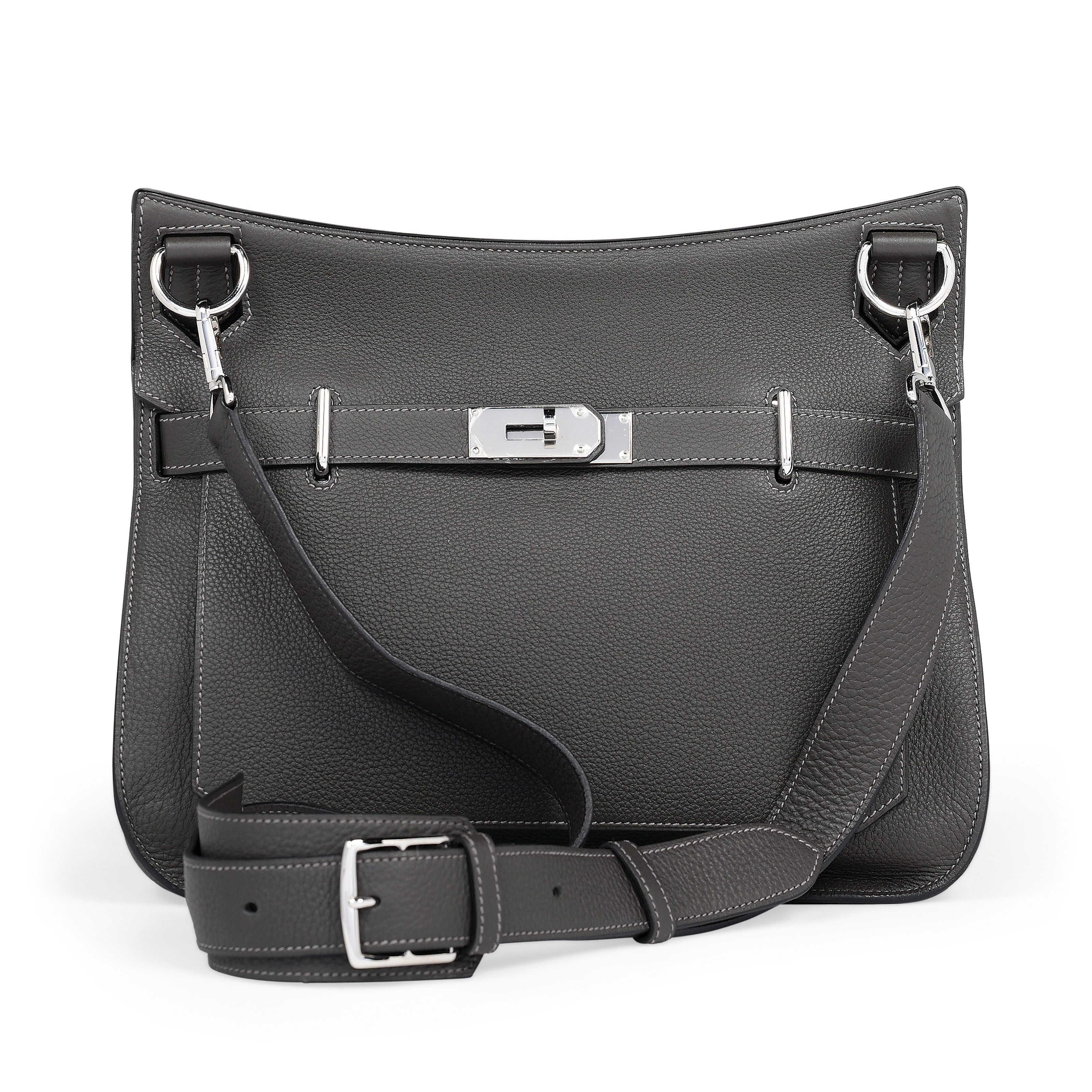 A Graphite Leather Jypsiere Bag, HERMÈS Christie’s