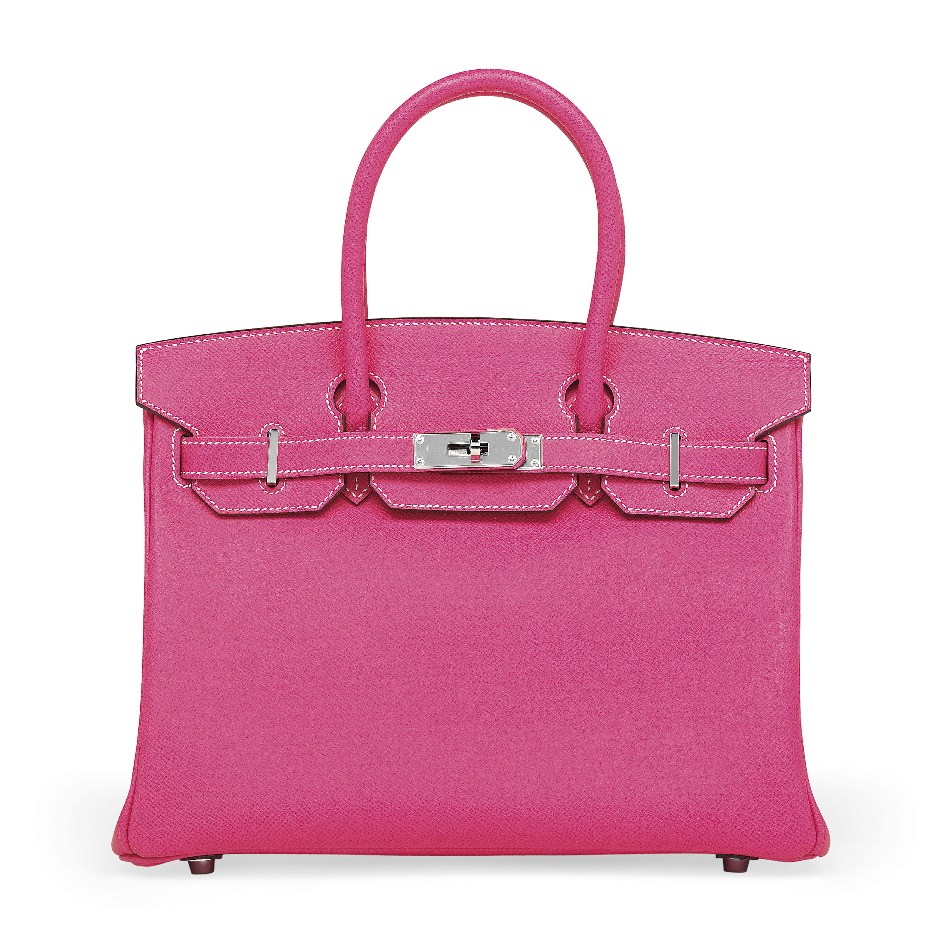 A Black Leather and Potiron Potamos Toile Birkin Bag, HERMÈS - Main Image