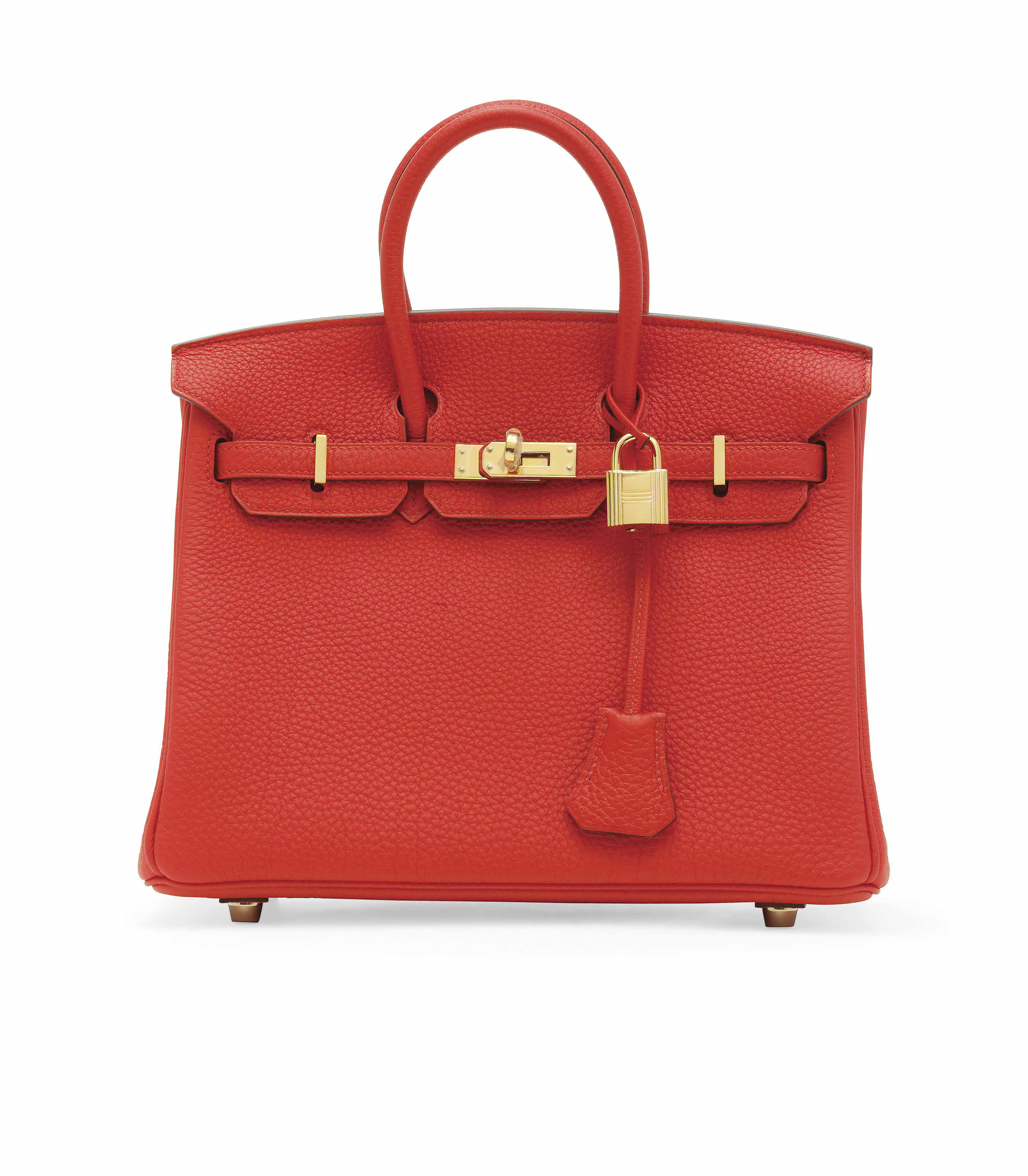 Birkin Bag Red A CHERRY RED CROCODILE BIRKIN BAG