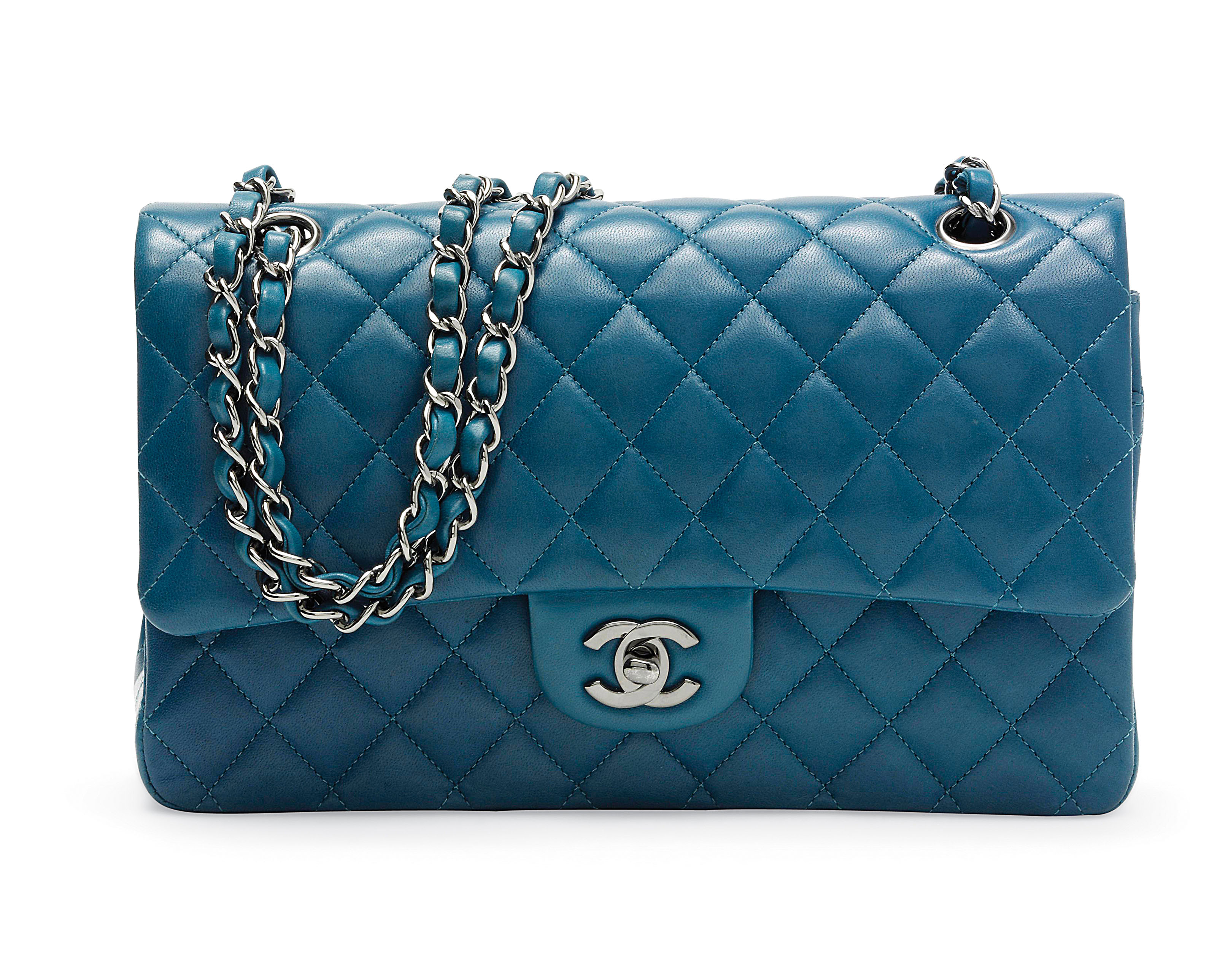 Chanel teal bag outlet