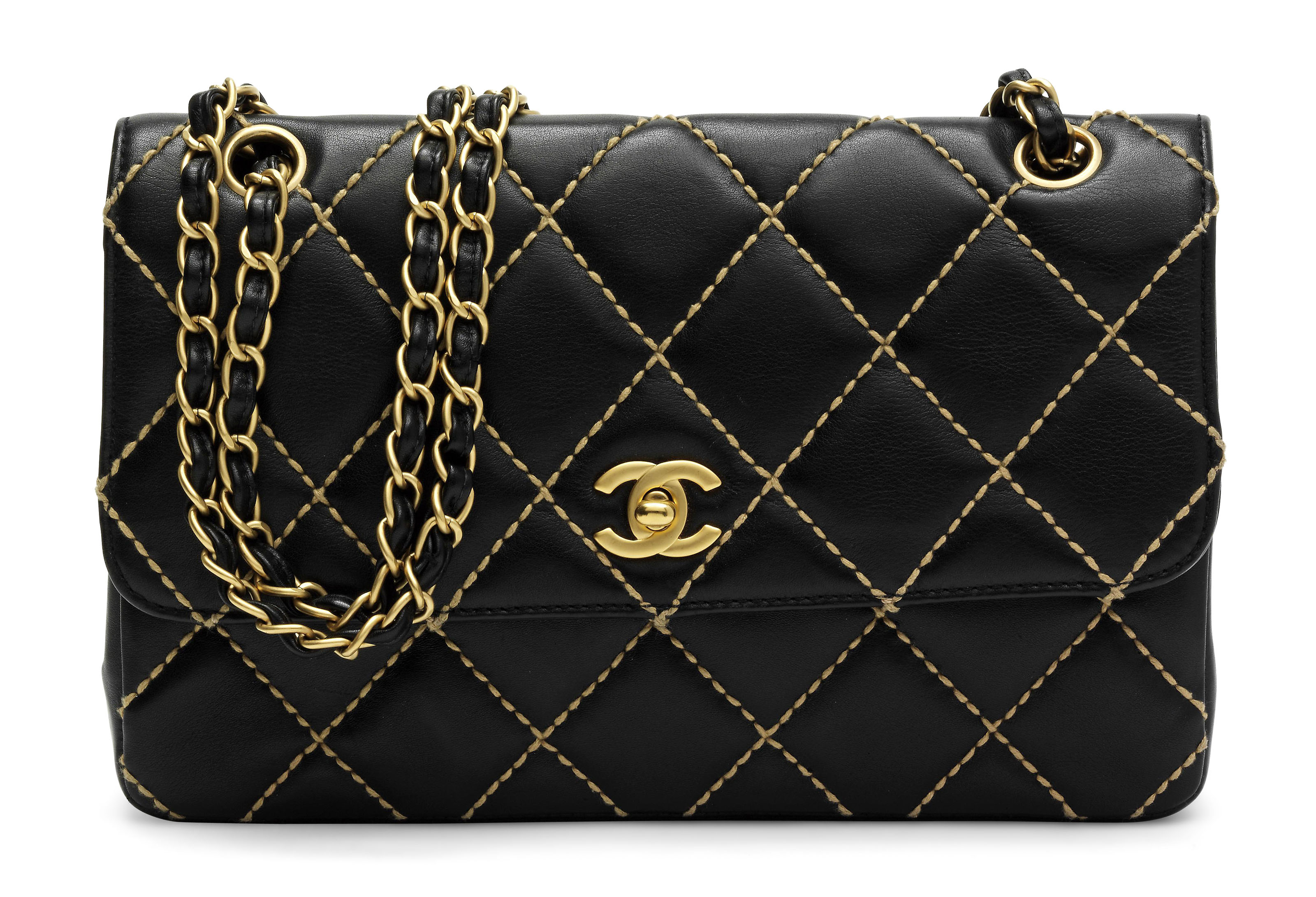 Chanel surpique best sale flap bag