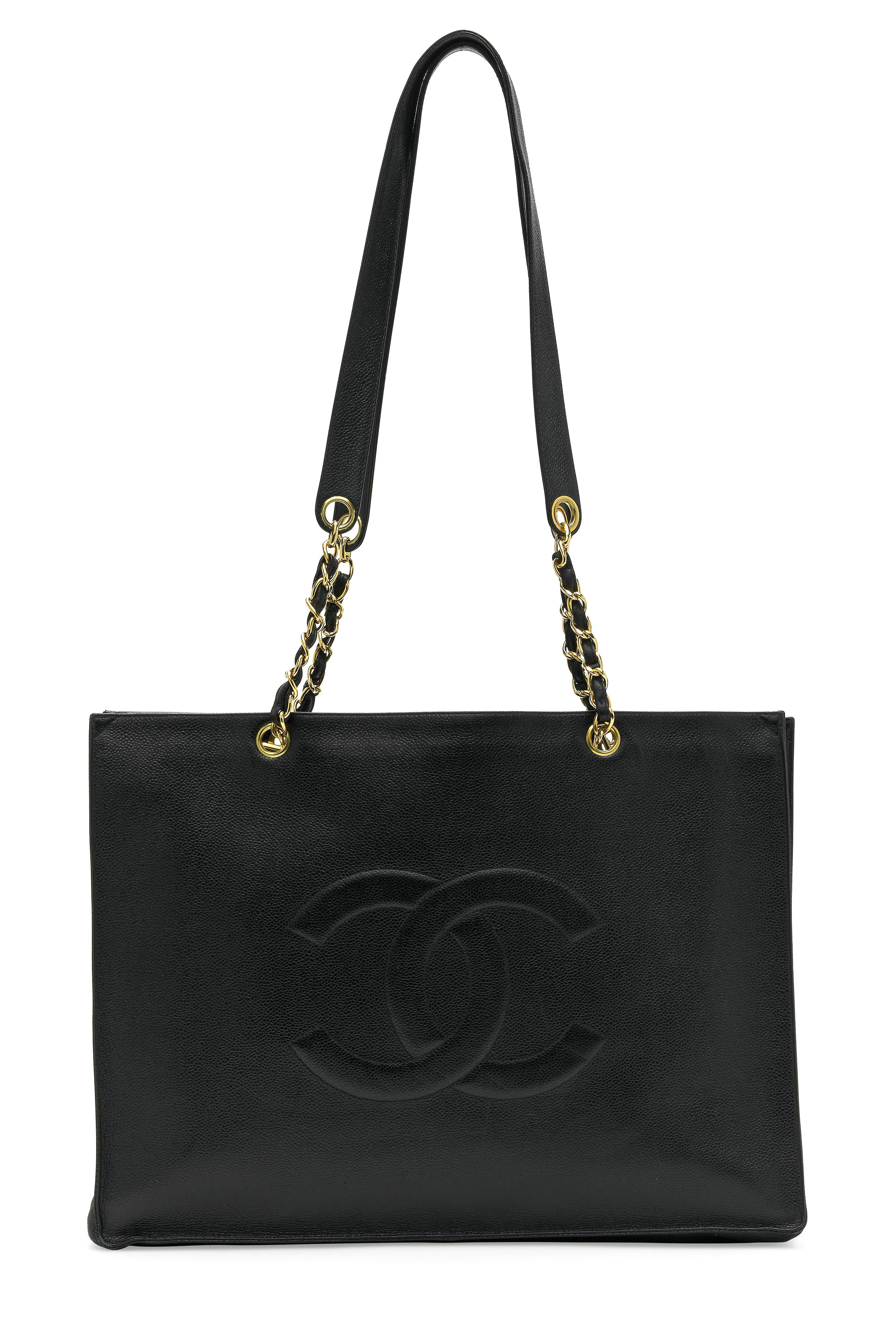 A BLACK CAVIAR LEATHER SHOULDER BAG, CHANEL, 199697 Christie’s