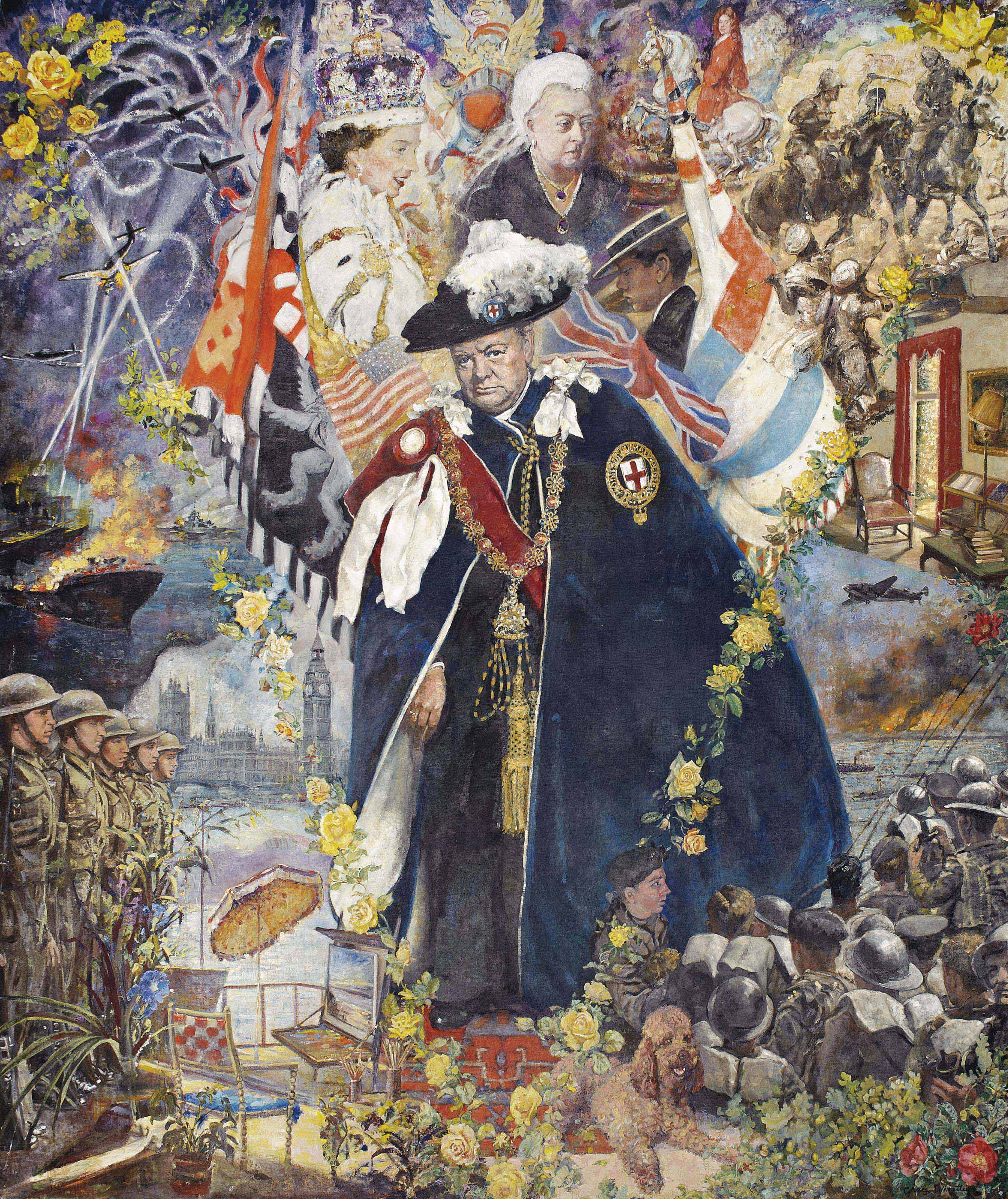 Sir Winston Churchill Edith Grace Wheatley N E A C R W S