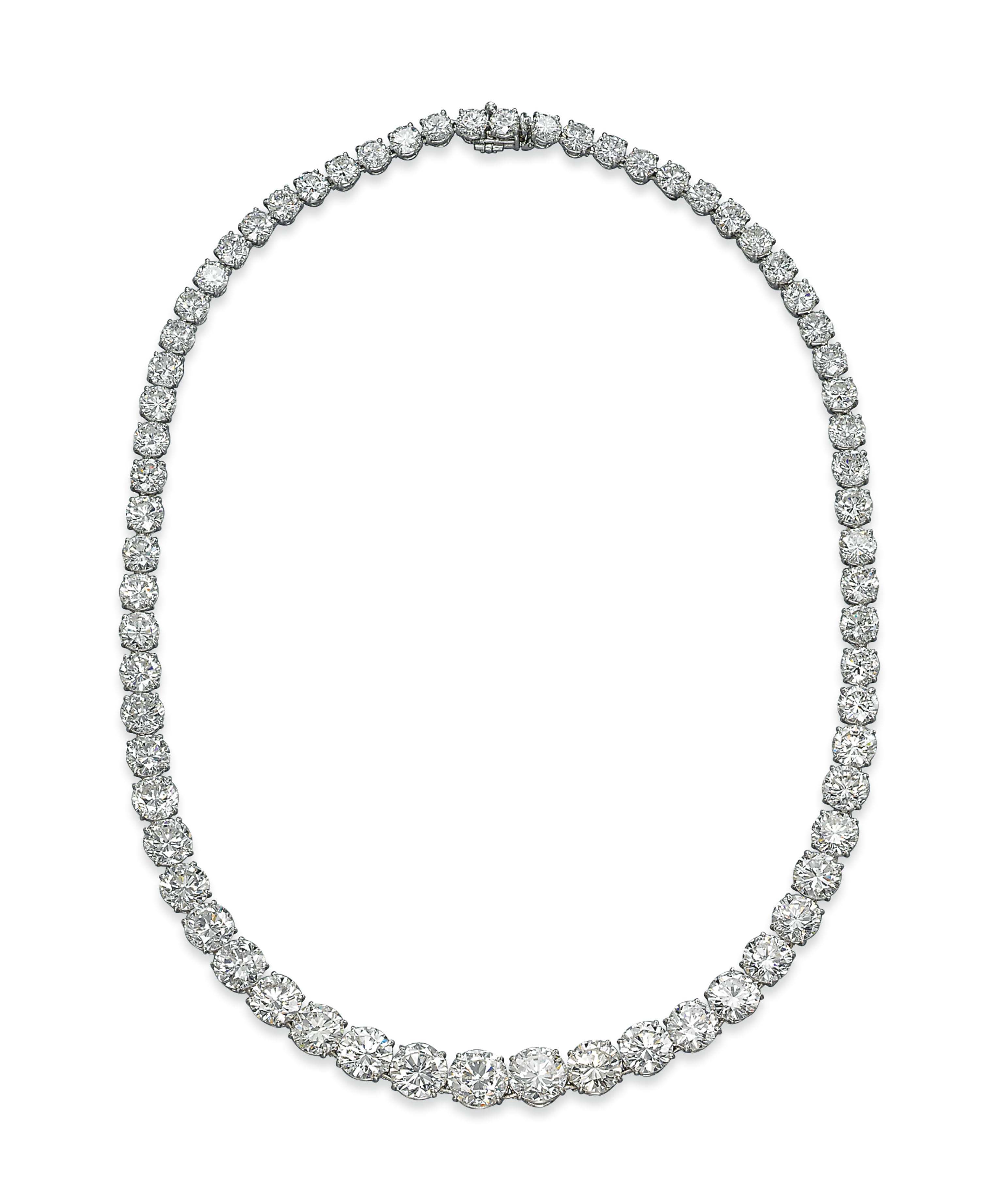 A DIAMOND RIVIÈRE NECKLACE, BY HARRY WINSTON Christie's