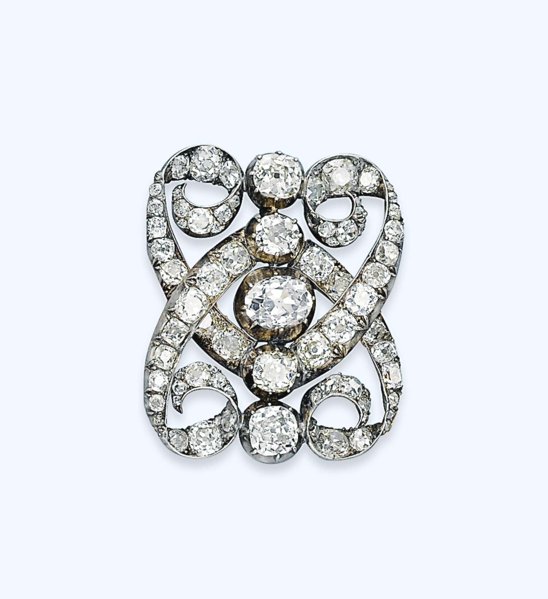 AN ANTIQUE DIAMOND CLASP Christie's