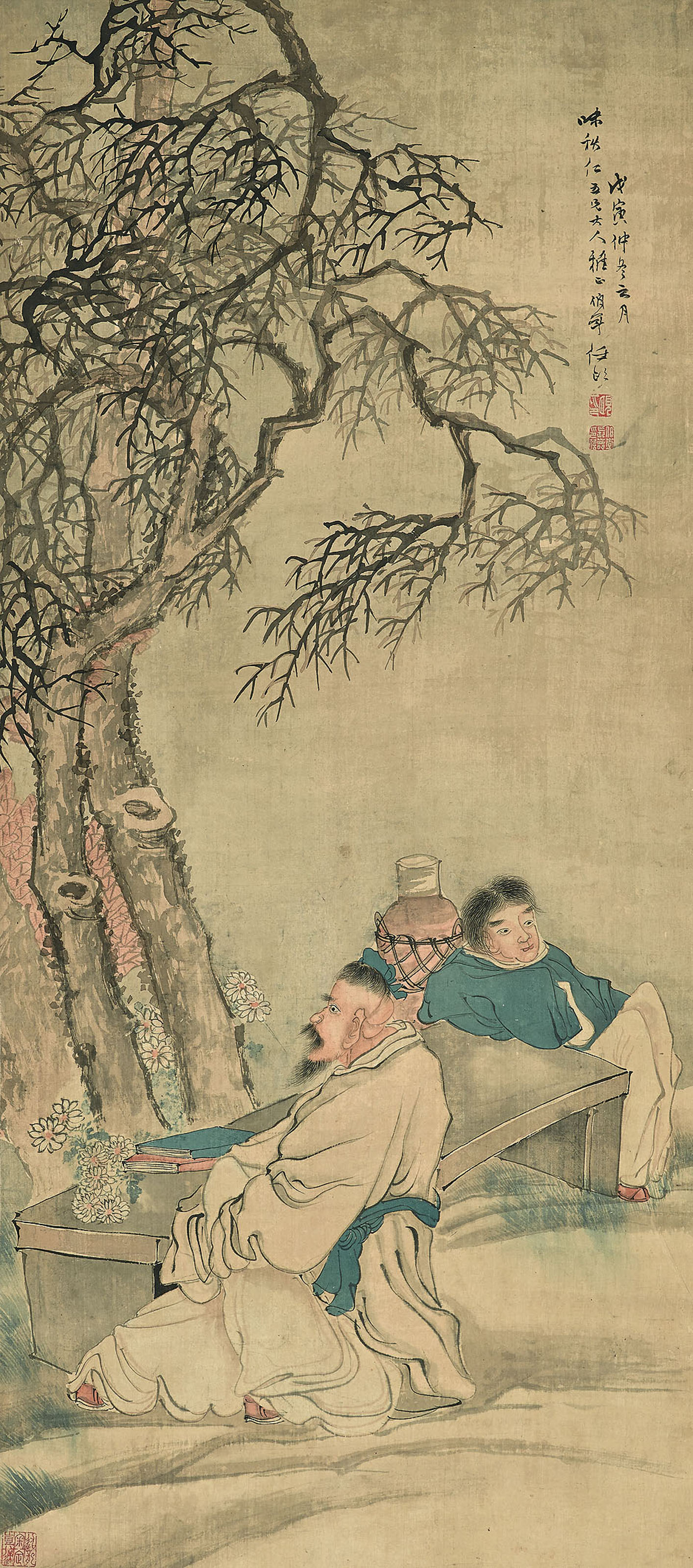 慈禧西太后書拓本掛け軸 慈禧西太后書拓本掛け軸