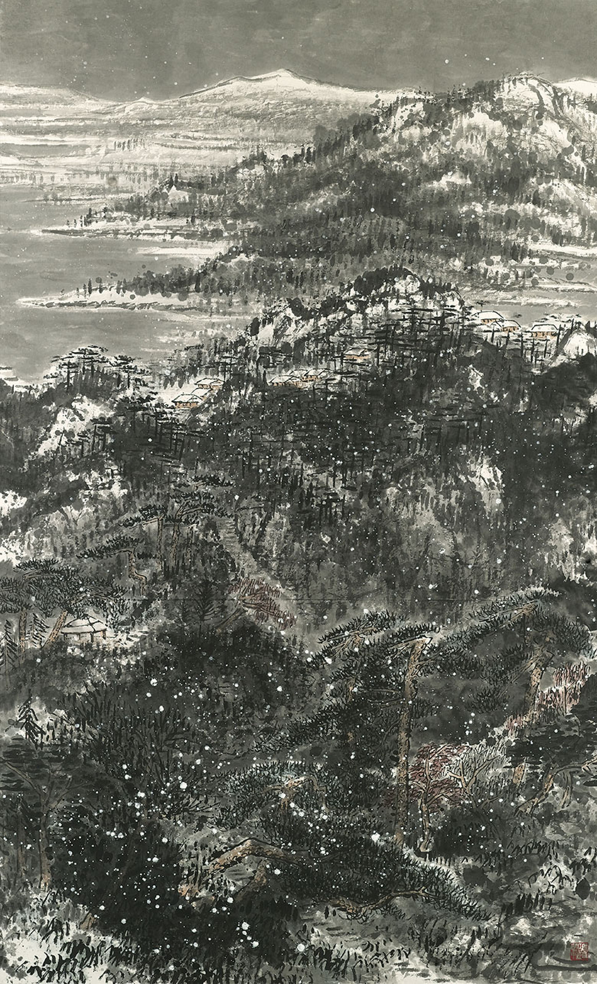 CUI RUZHUO (BORN 1944) , Snowy Mountains | Christie's