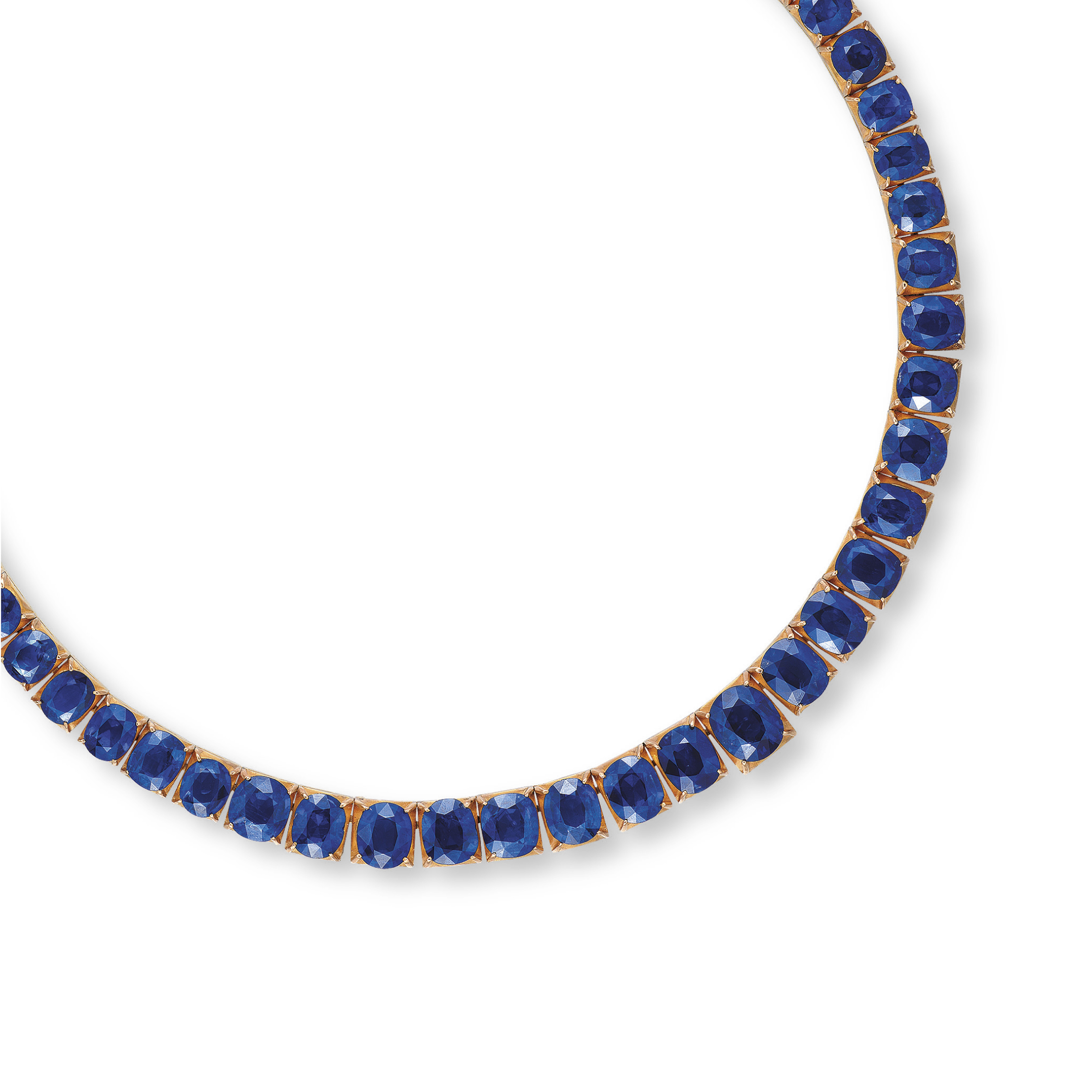 A SAPPHIRE NECKLACE