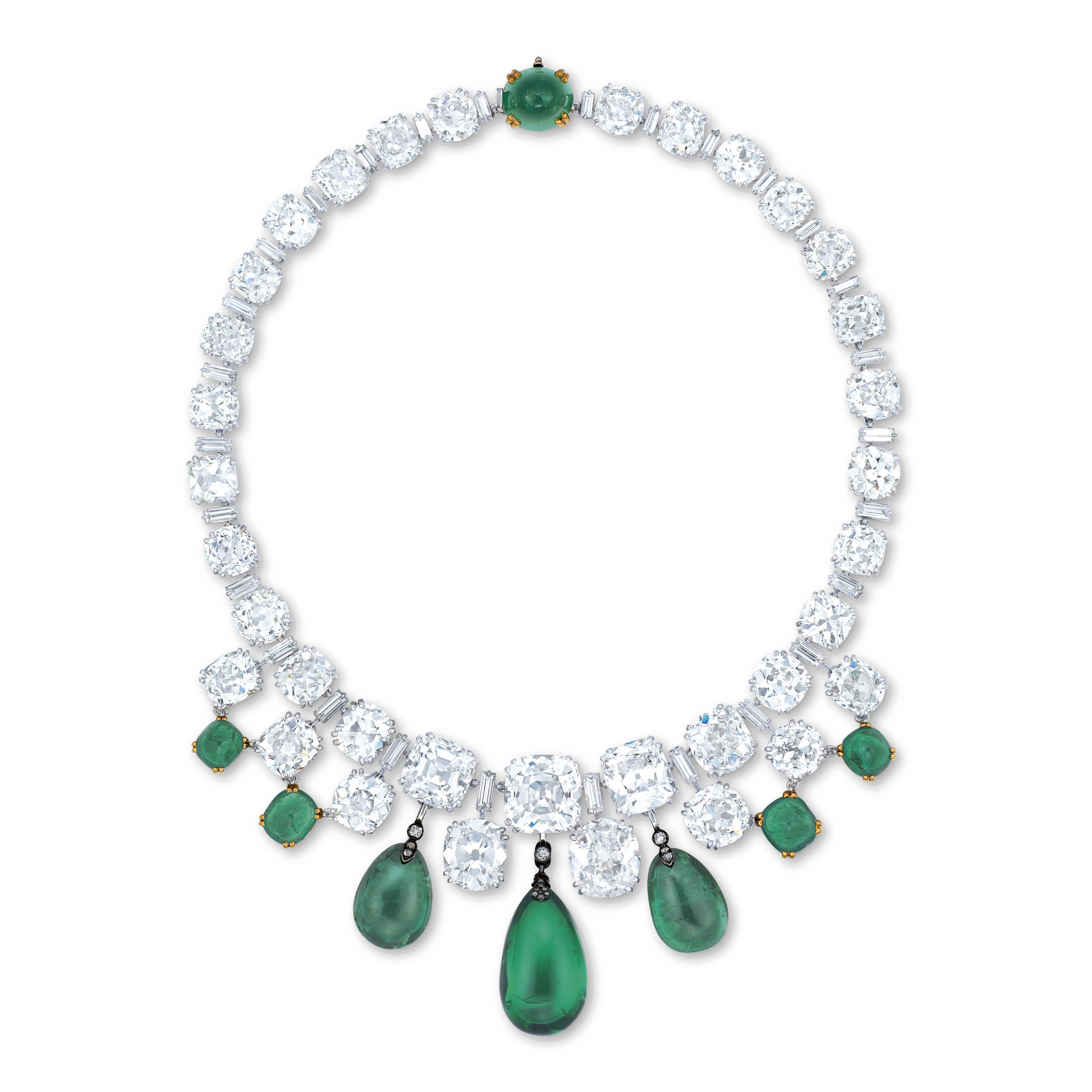 AN EXCEPTIONAL EMERALD AND DIAMOND NECKLACE Christie's