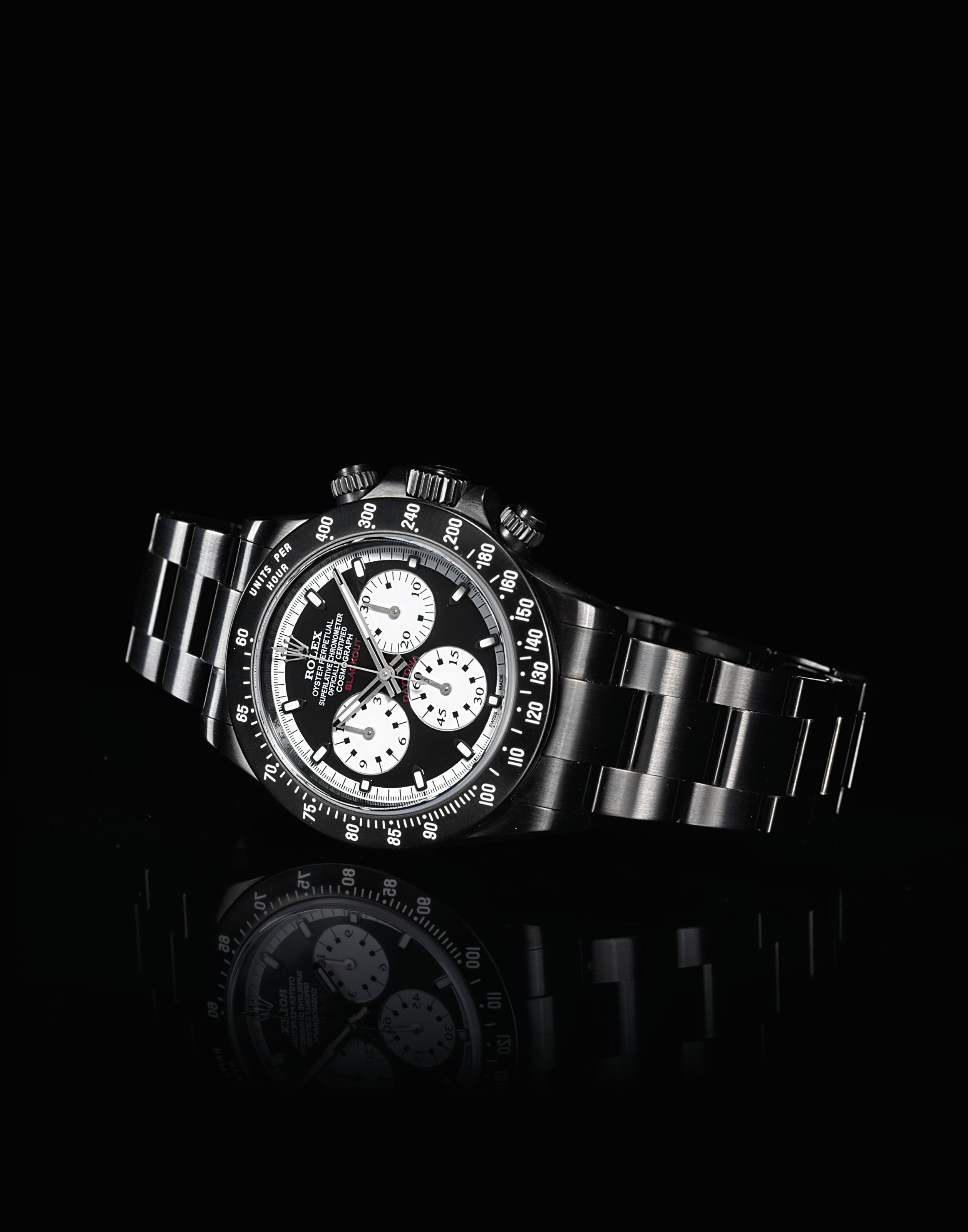 rolex daytona blackout