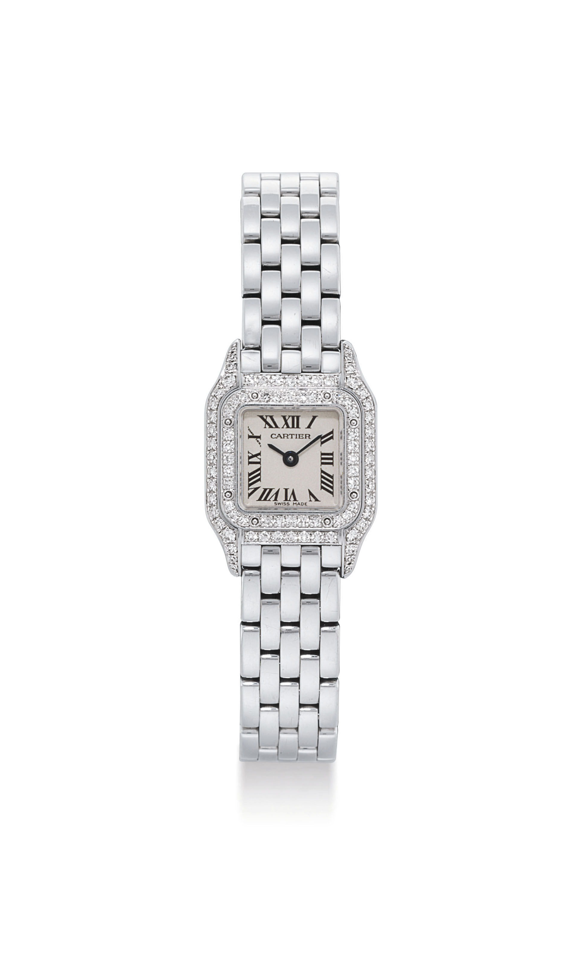 cartier gold square watch