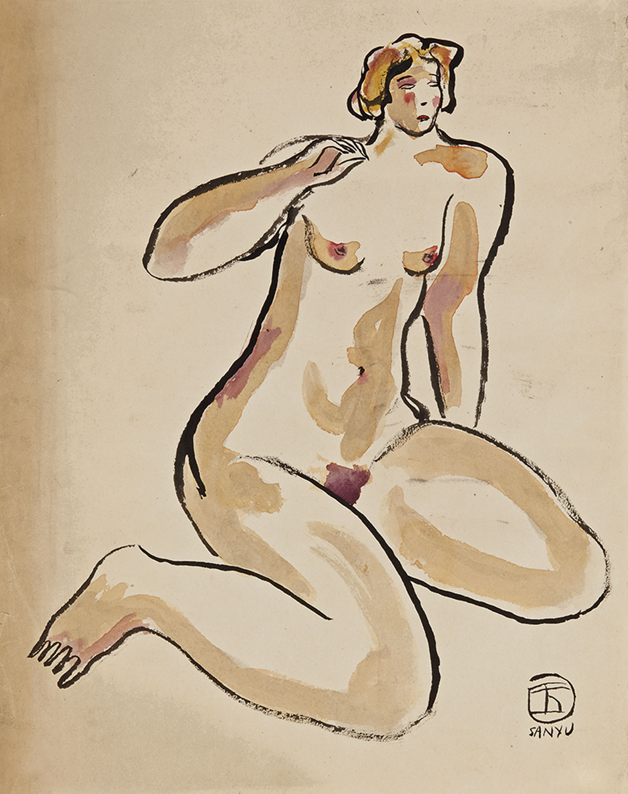 Seated Nude 

