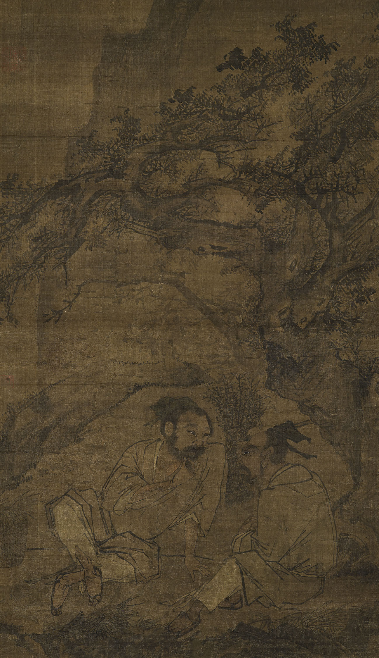 HUANG SHEN (1687-AFTER 1768) , 清黃慎山水人物冊水墨設色紙本冊頁十