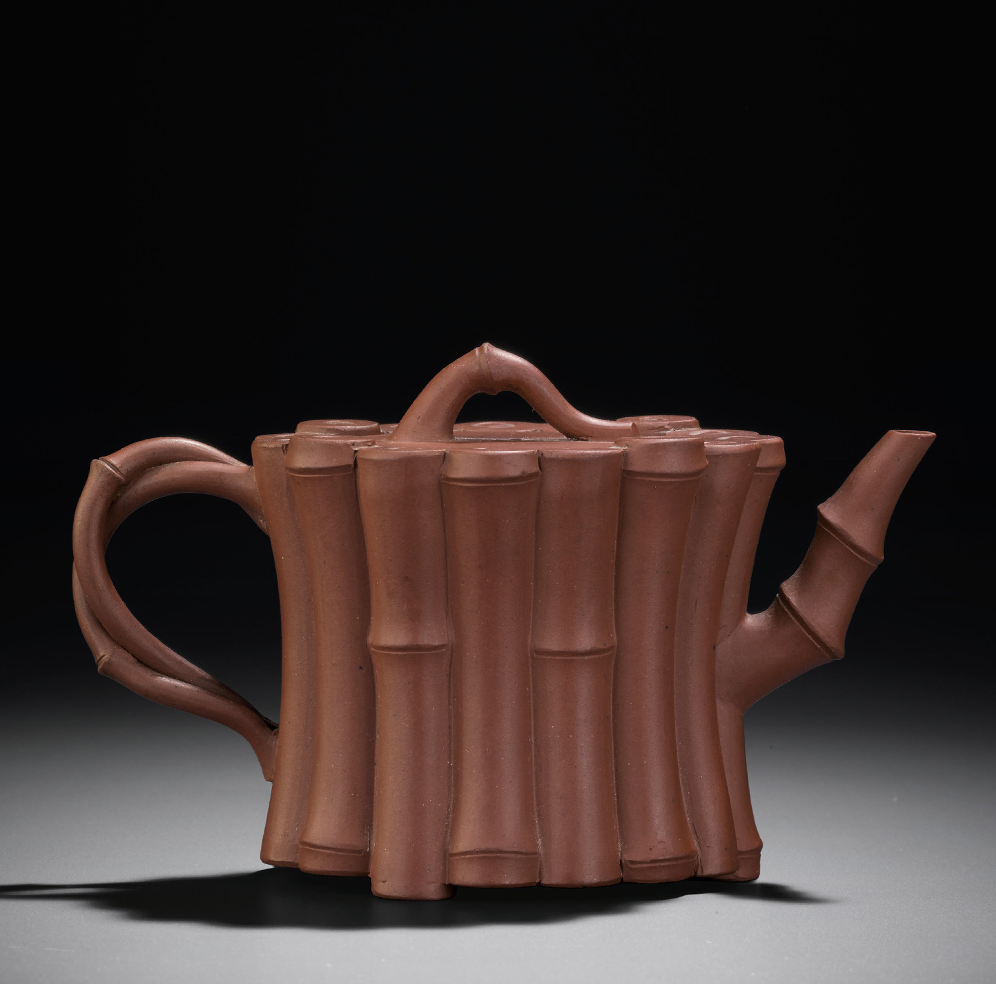 A YIXING 'BAMBOO' TEAPOT , KANGXI PERIOD (16621722) Christie's