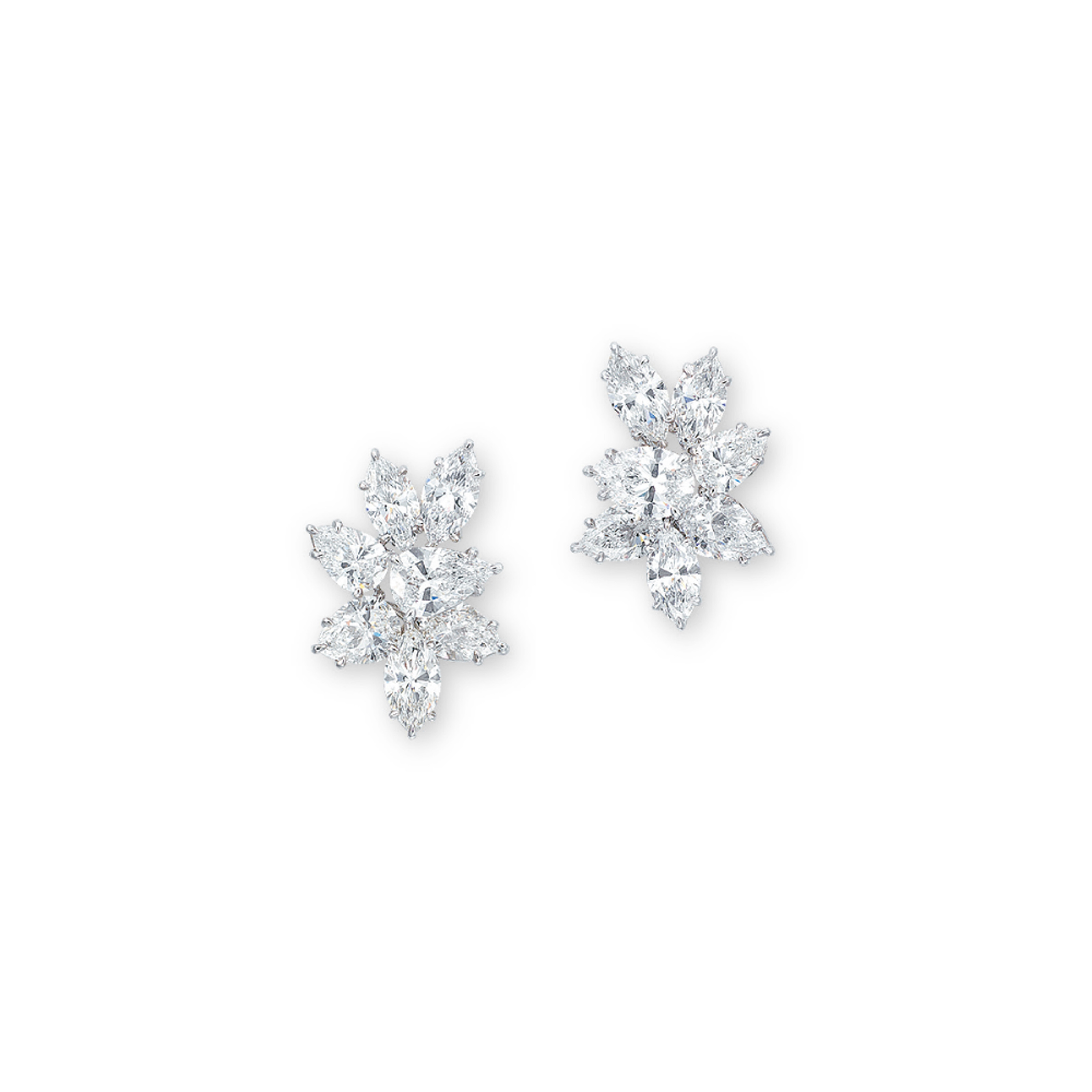 Harry winston shop cluster earrings price