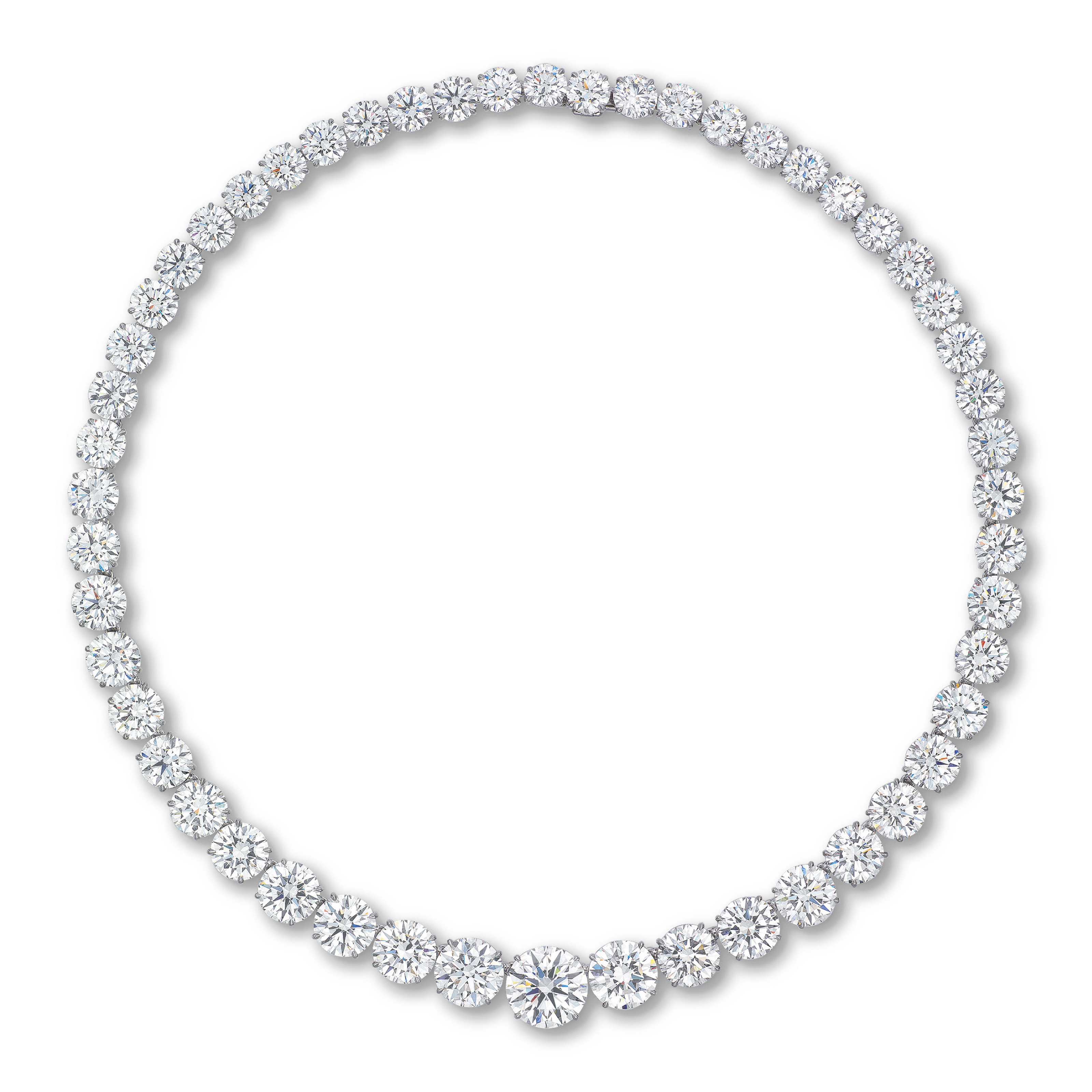 cartier diamond riviere necklace