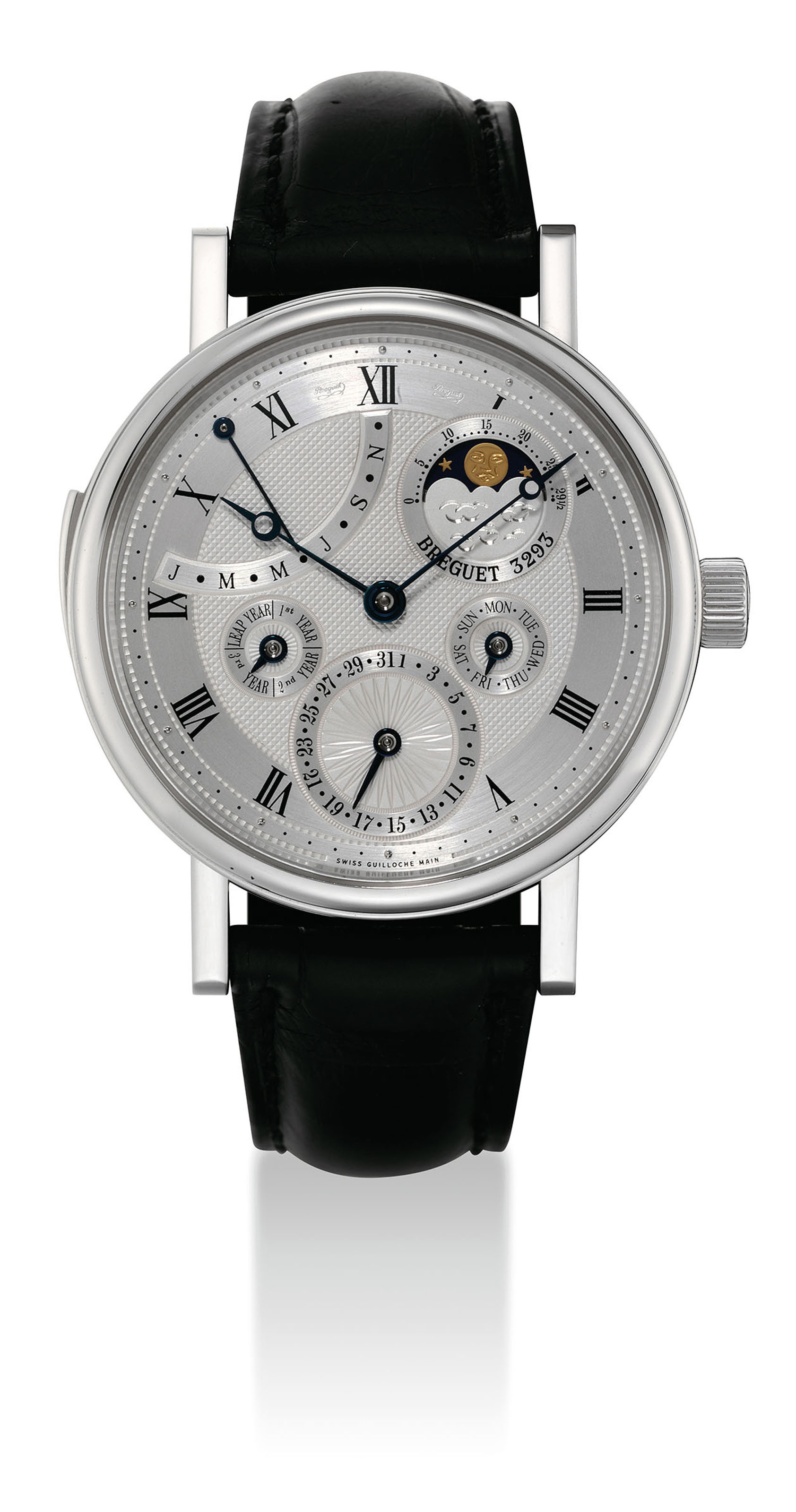 BREGUET A VERY FINE AND RARE PLATINUM MINUTE REPEATING PERPETUAL