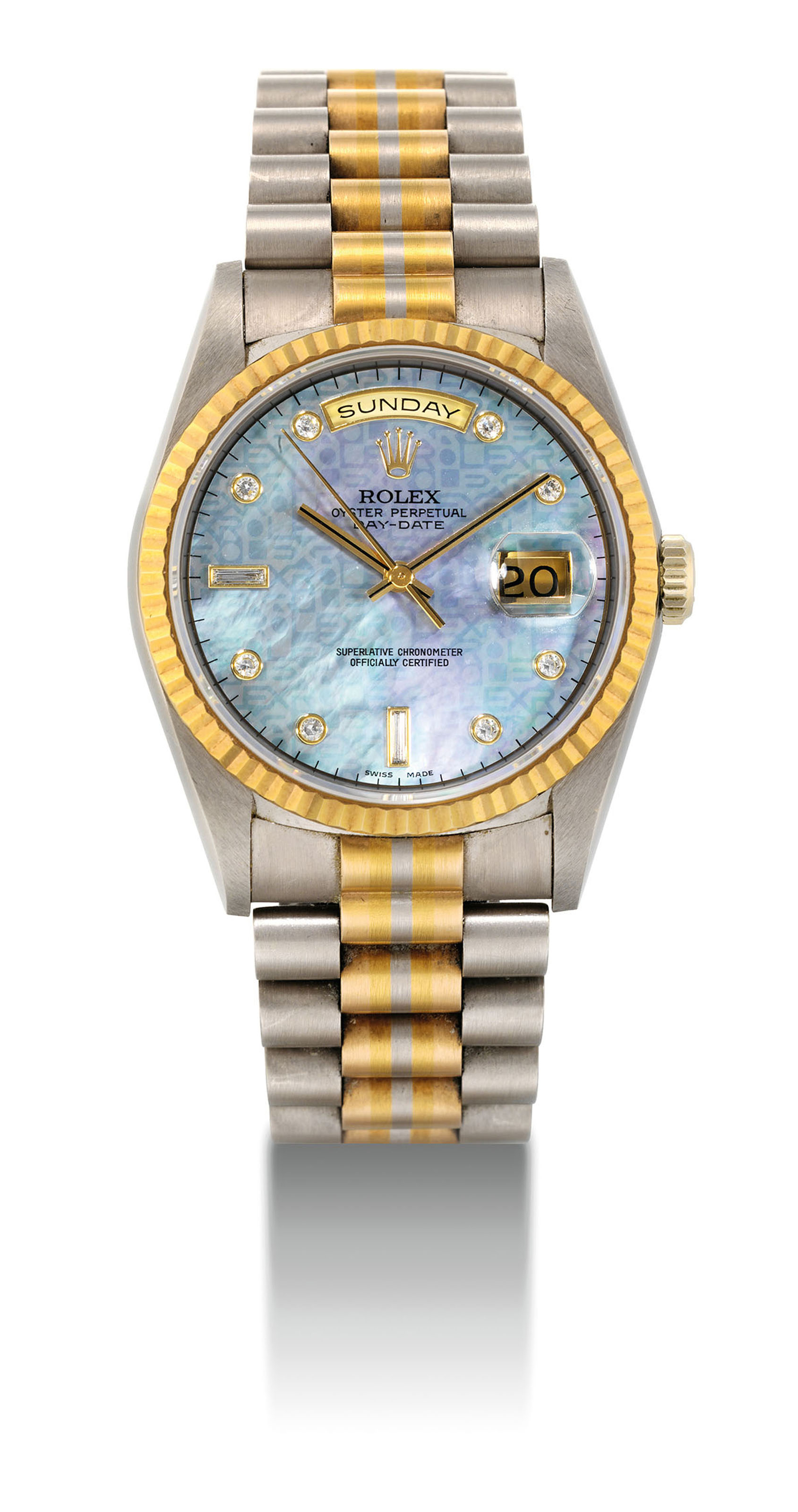 gold two tone rolex