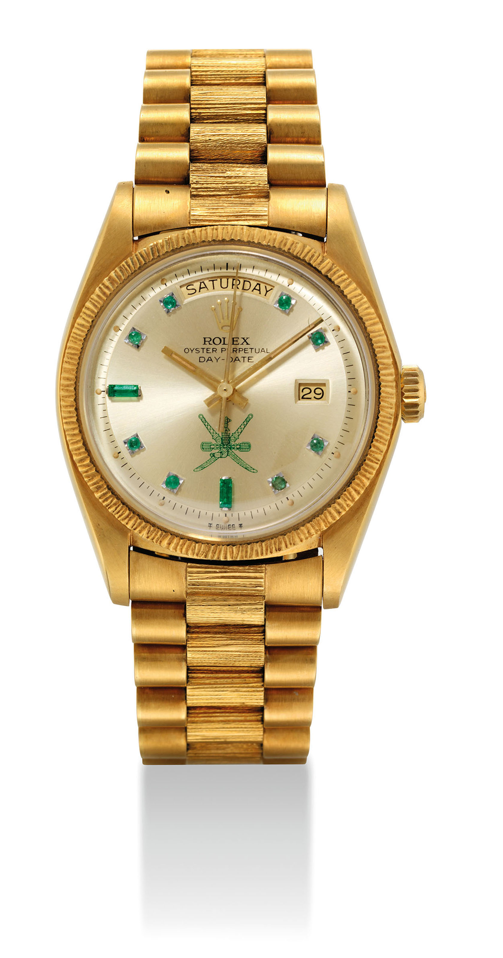 Rolex gold emerald Clearance