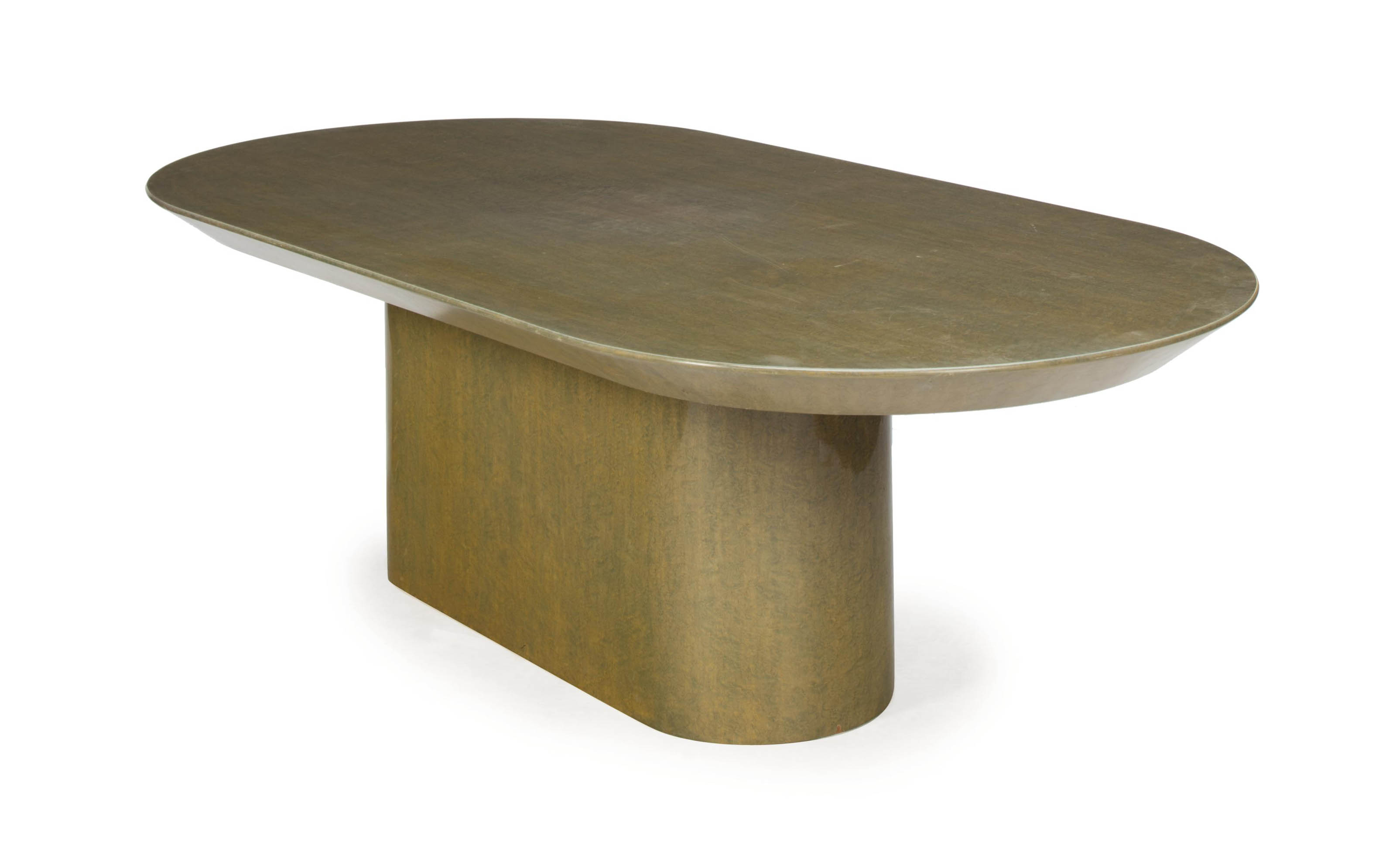 A Grey Stained Maple Oval Dining Table Circa 1980 Dining Table Furniture Lighting Christie S