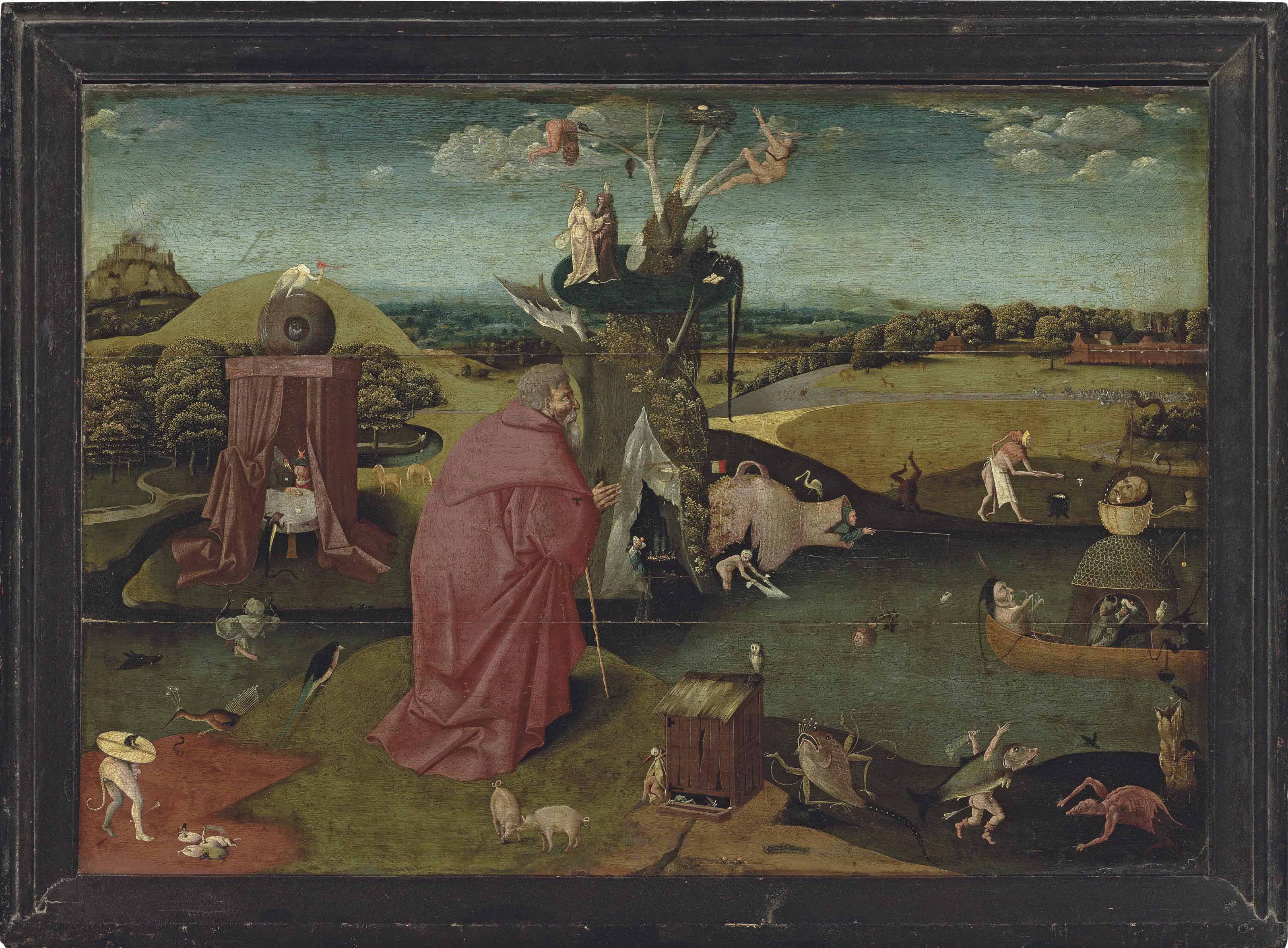 Follower Of Hieronymus Bosch The Temptation Of Saint Anthony