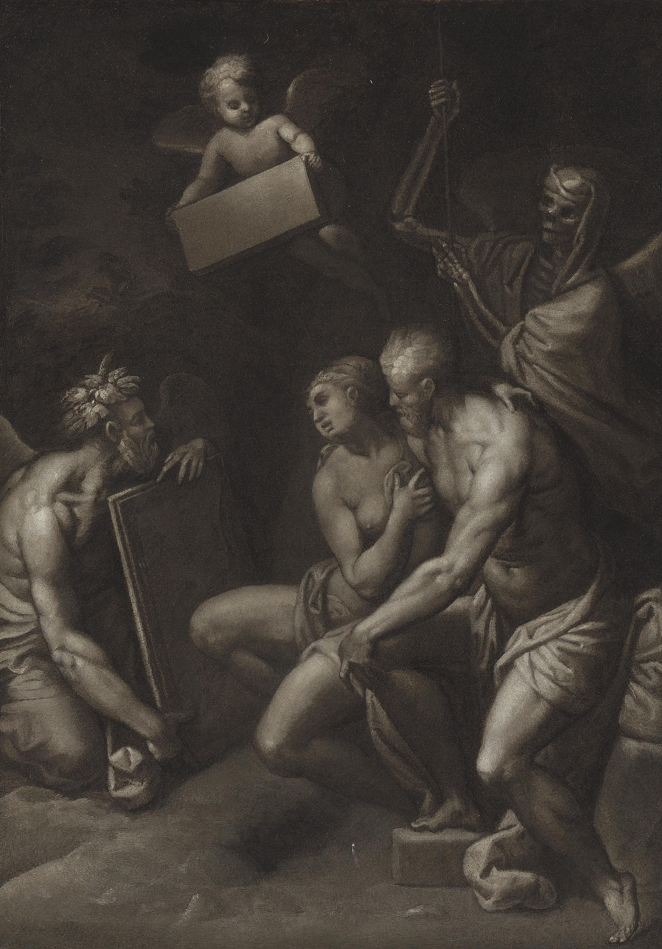 Jacob de Backer (Antwerp circa 1555circa 1585) , The Mirror of Time