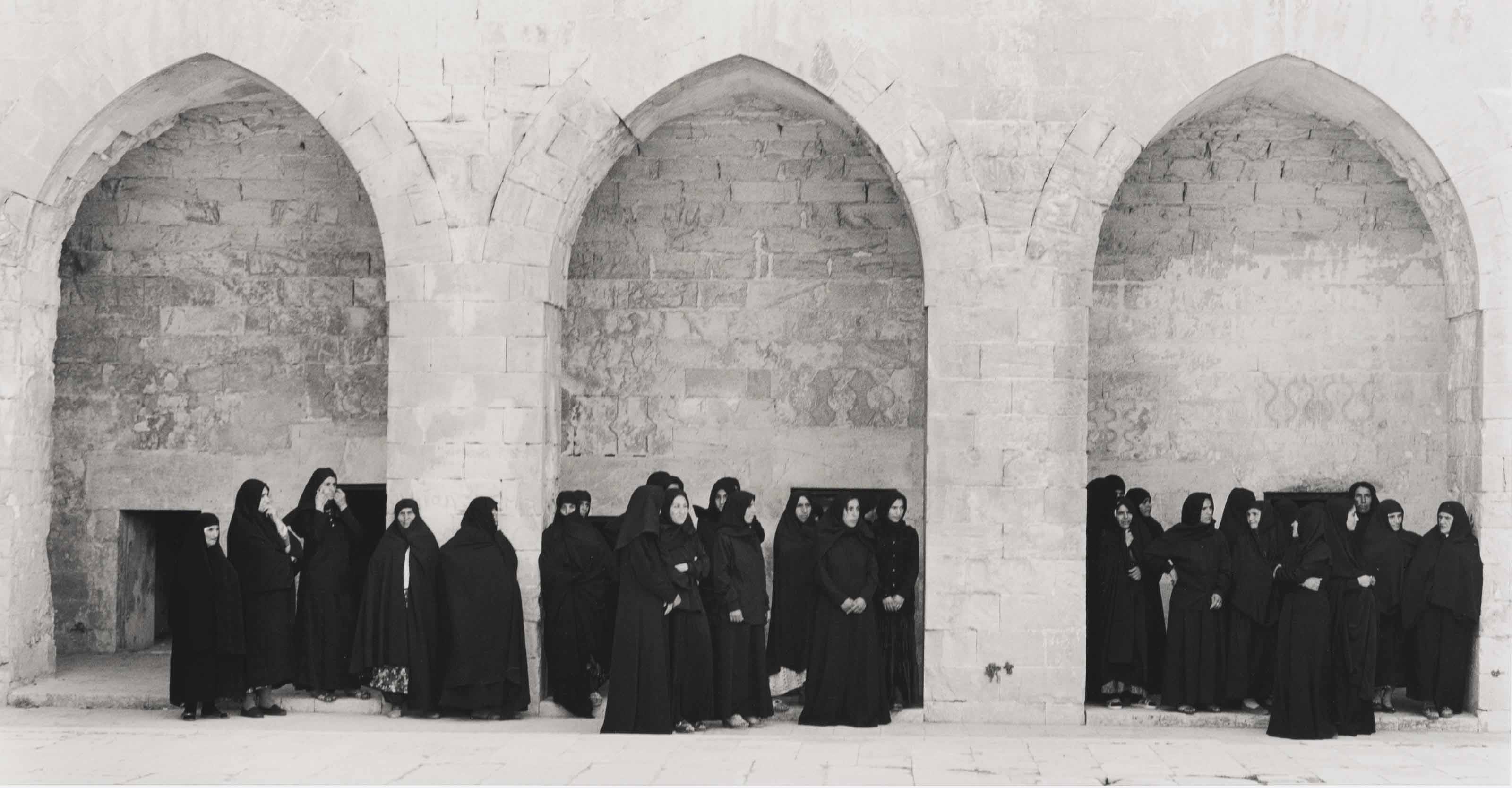 Shirin Neshat , Soliloquy series (Veiled Women in Three