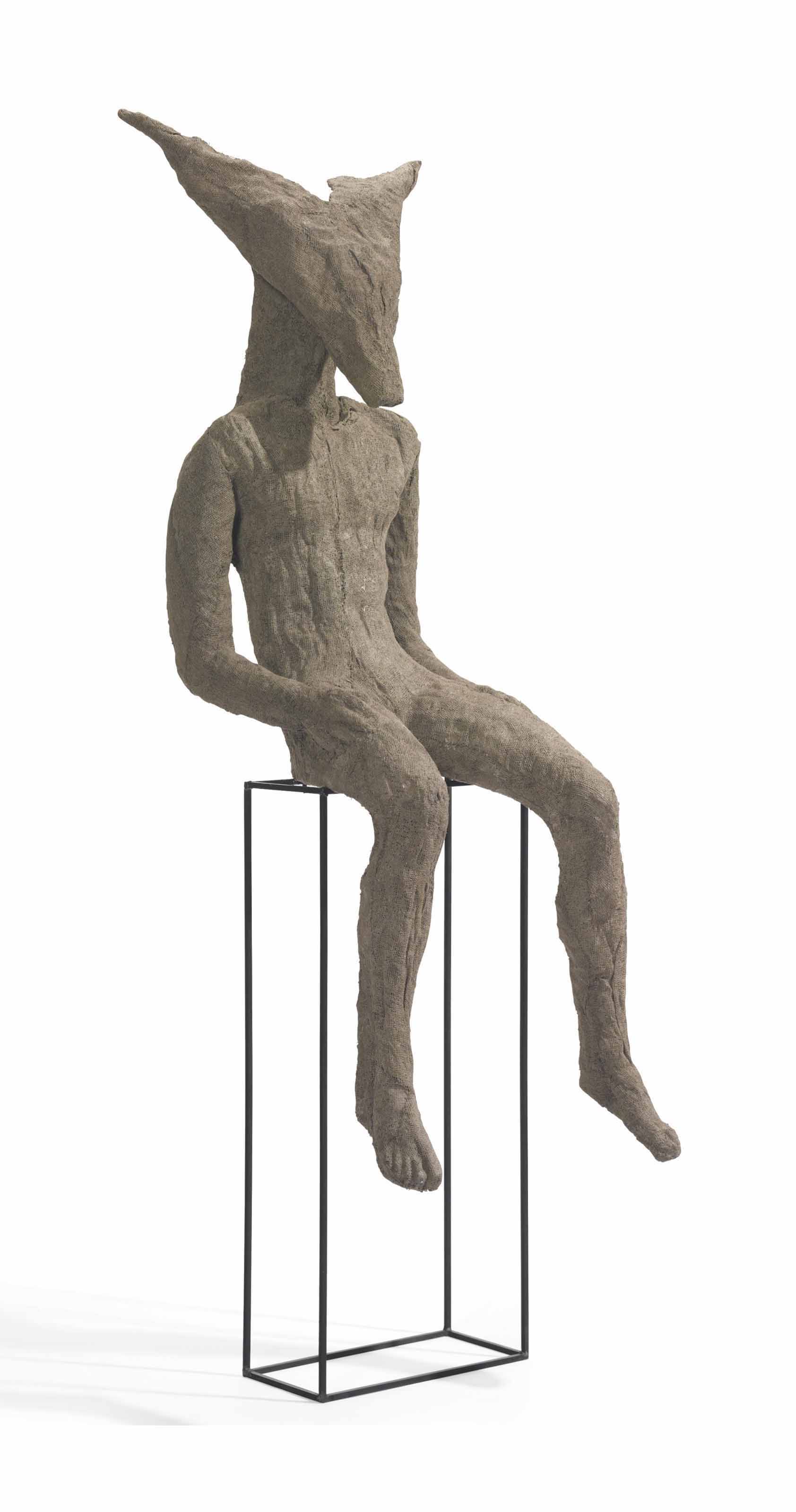 magdalena abakanowicz 12 seated figures