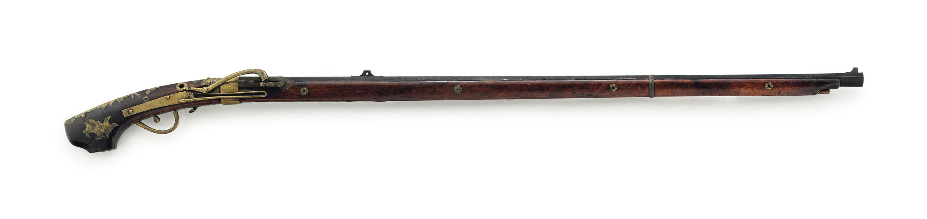 A matchlock gun , EDO PERIOD (19TH CENTURY), SIGNED ON THE BOTTOM OF