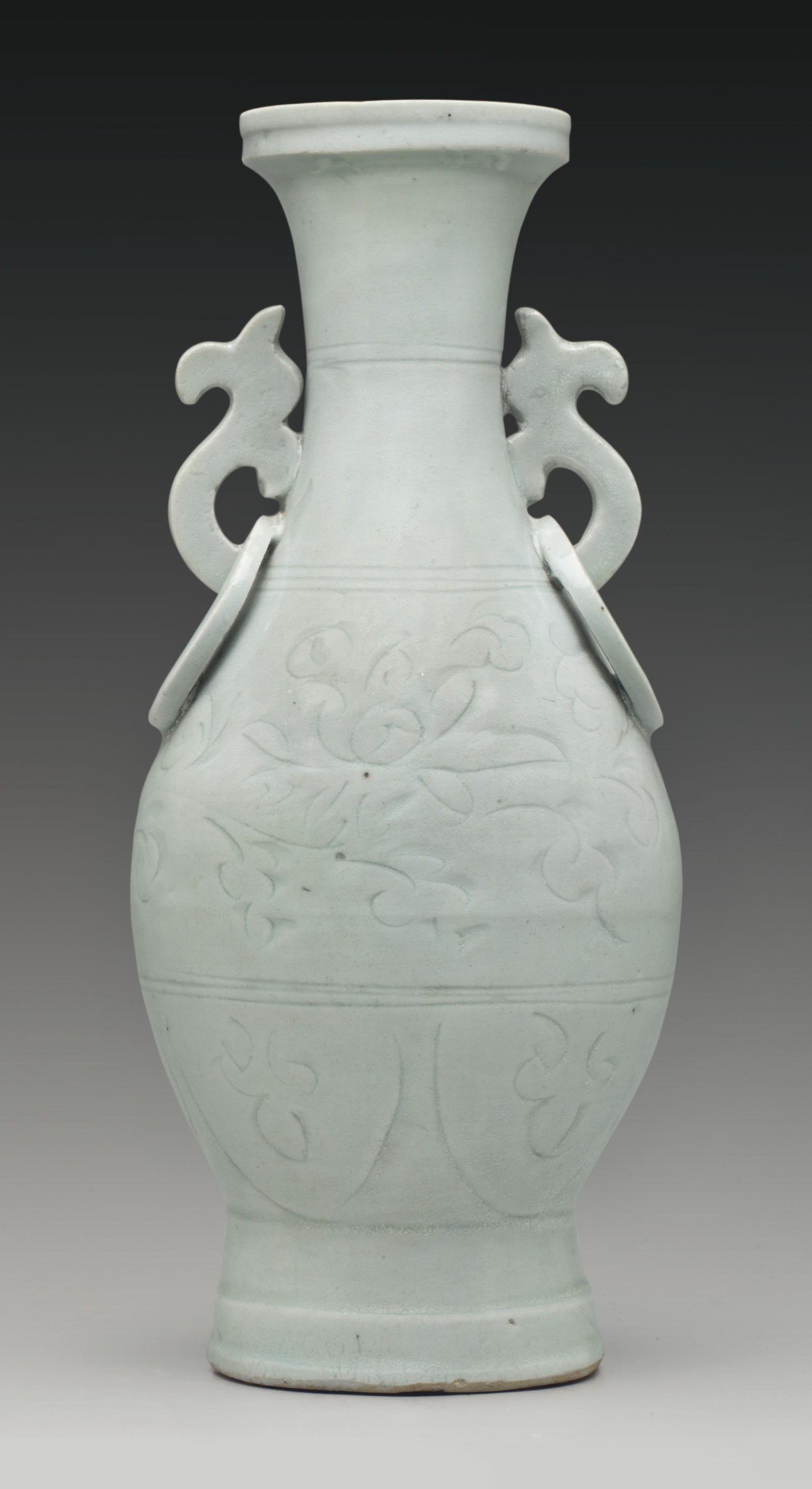 A QINGBAI CARVED OVOID VASE , YUAN DYNASTY (12791368) Christie's