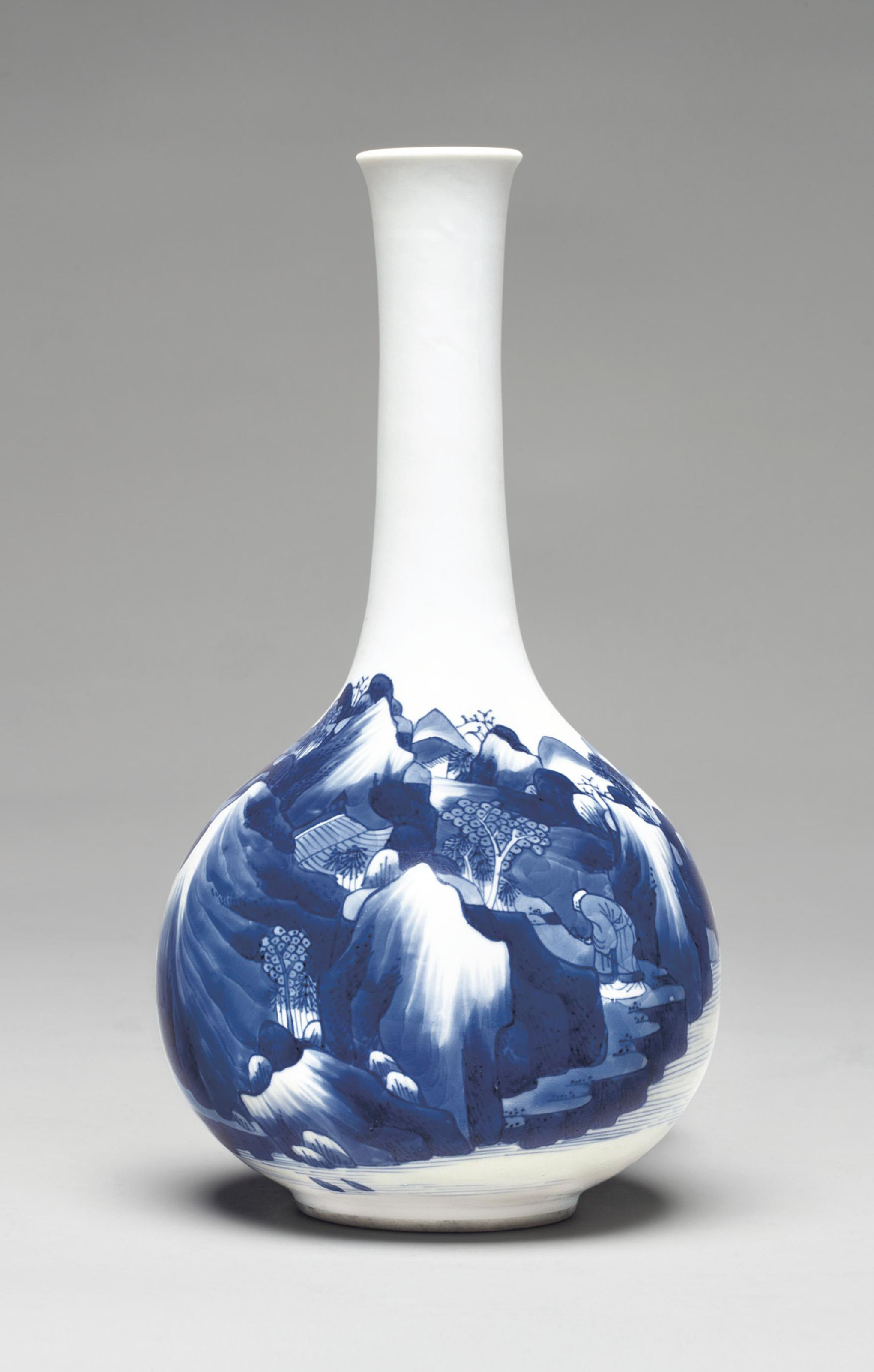 A BLUE AND WHITE BOTTLE VASE , KANGXI PERIOD (16621722) Christie's