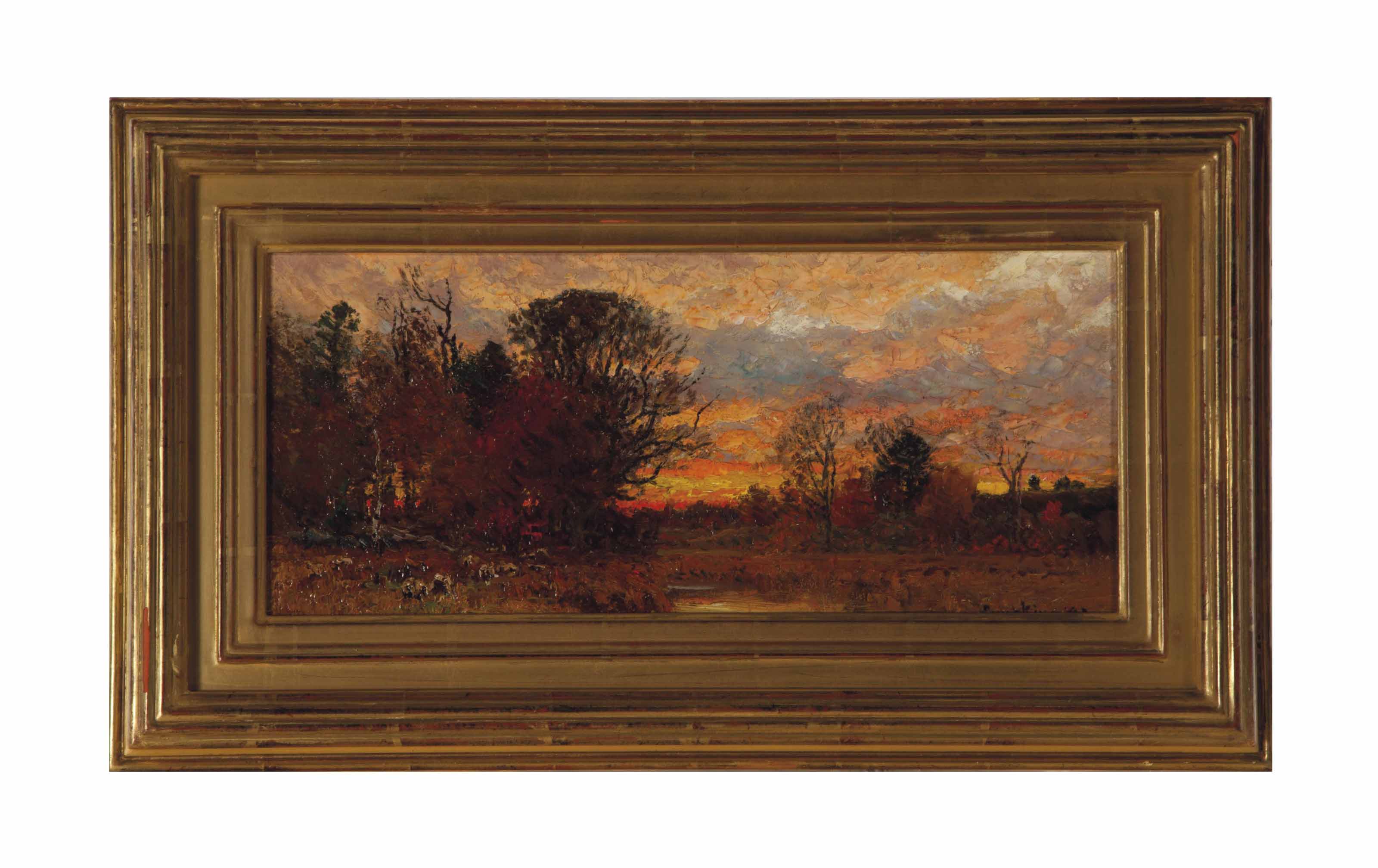 John Joseph Enneking (AMERICAN, 18411916) , Sunset Christie's