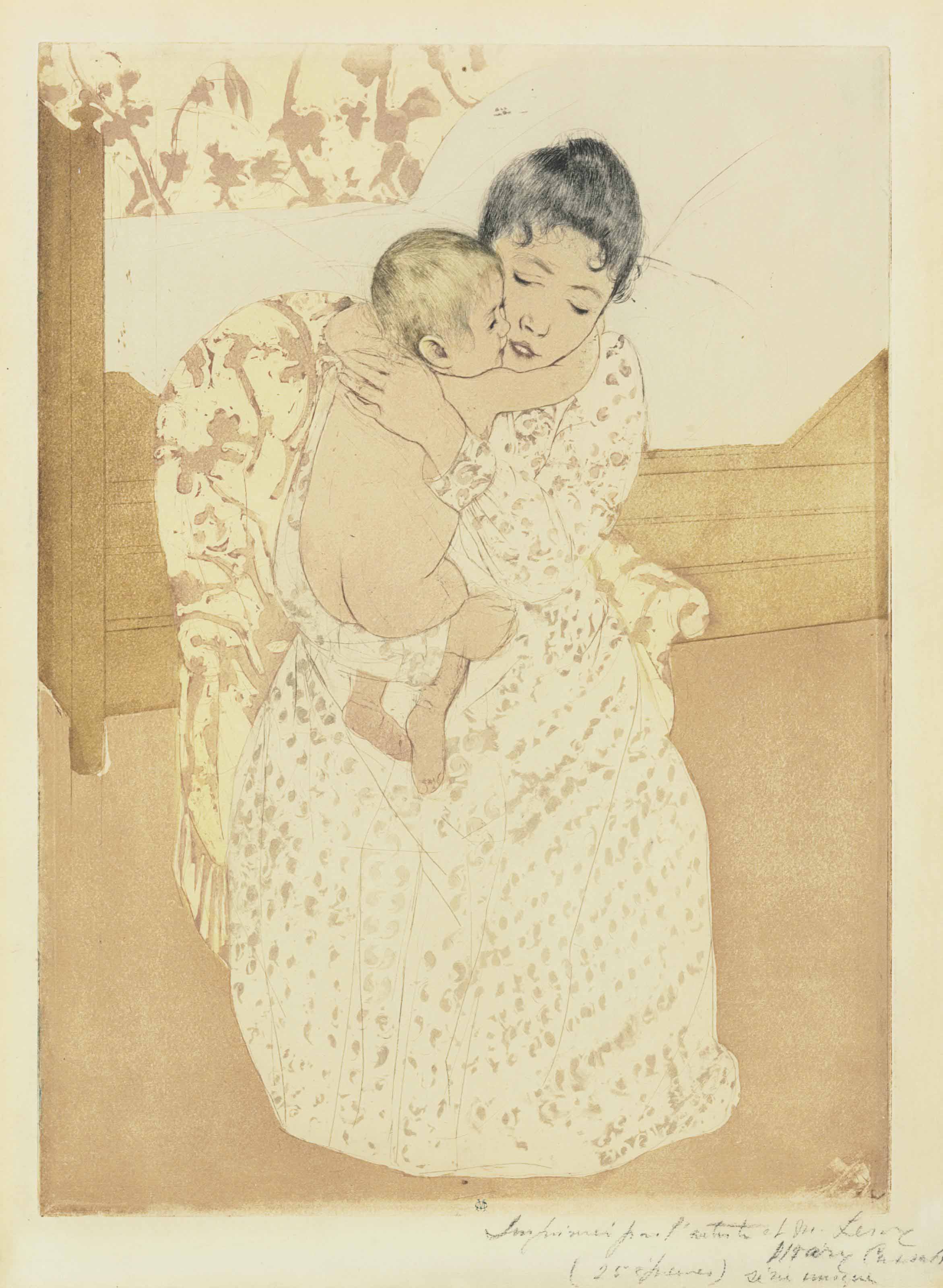 Maternal Caress (Breeskin 150; Matthews and Shapiro 12) 

