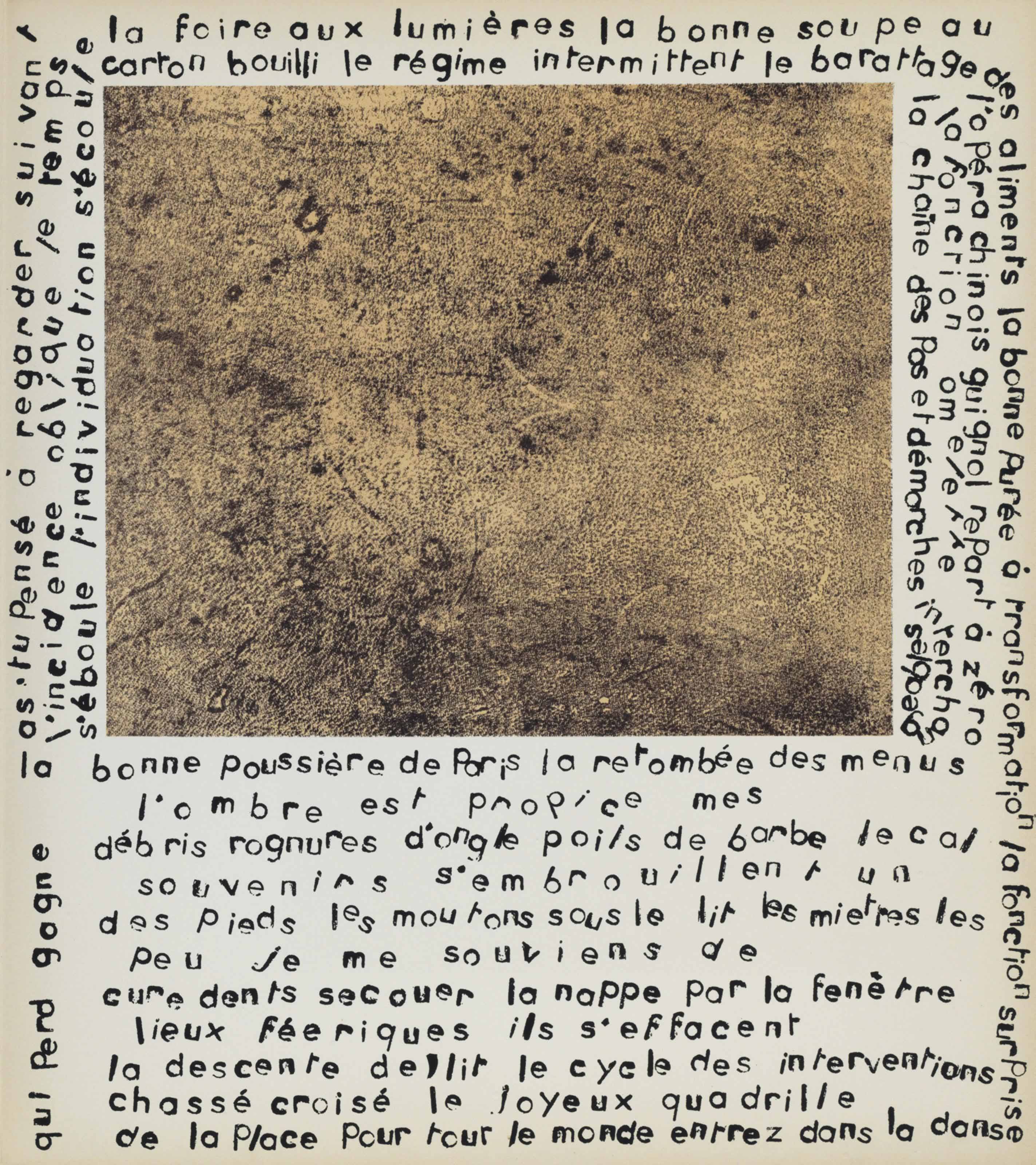 Jean Dubuffet Jean Dubuffet La Lunette Farcie Serge