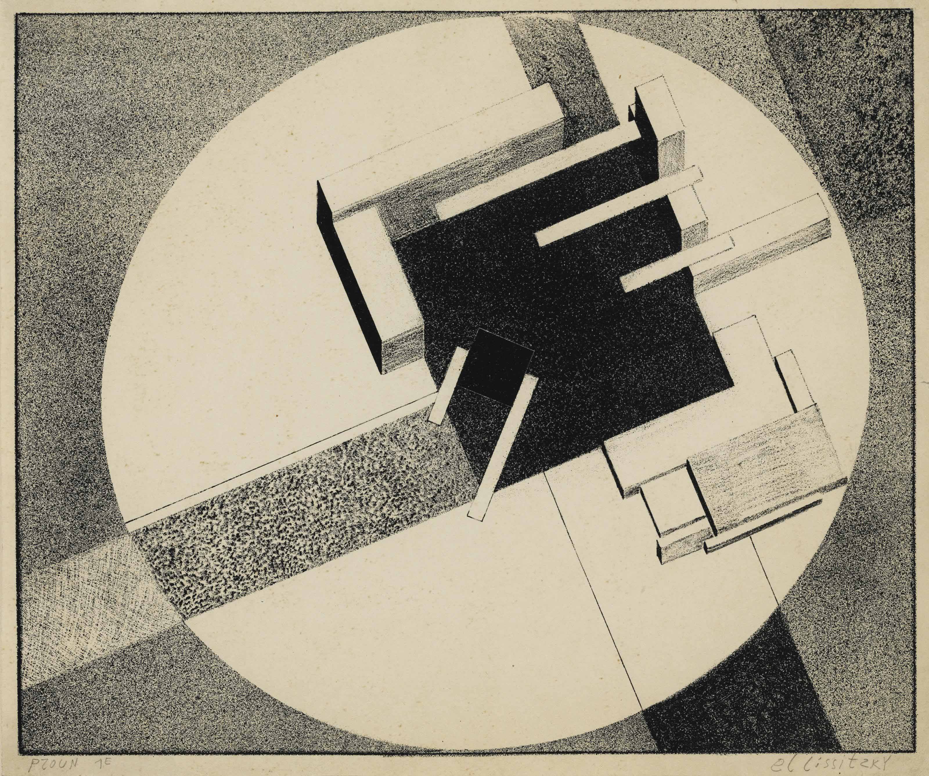 EL LISSITZKY , Proun 1E Christie's