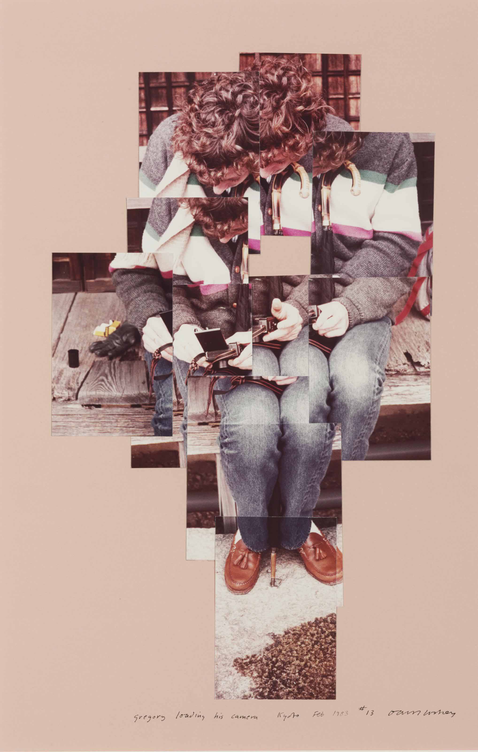 Gregory Loading His Camera, Kyoto, Feb. 1983 (W. Pl. 105) 
