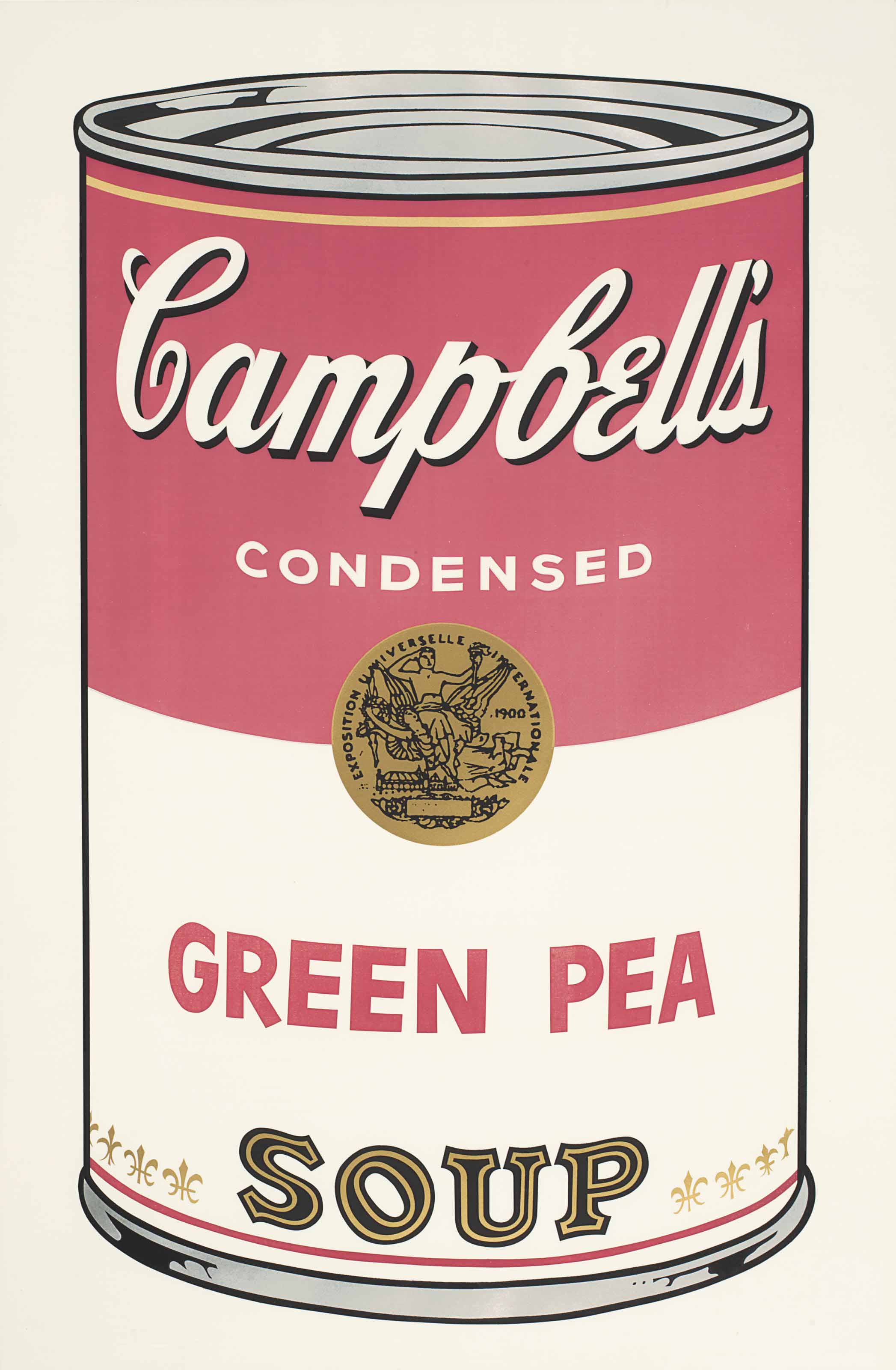 ANDY WARHOL , Green Pea Soup, from Campbell's Soup I (F. & S. II.50