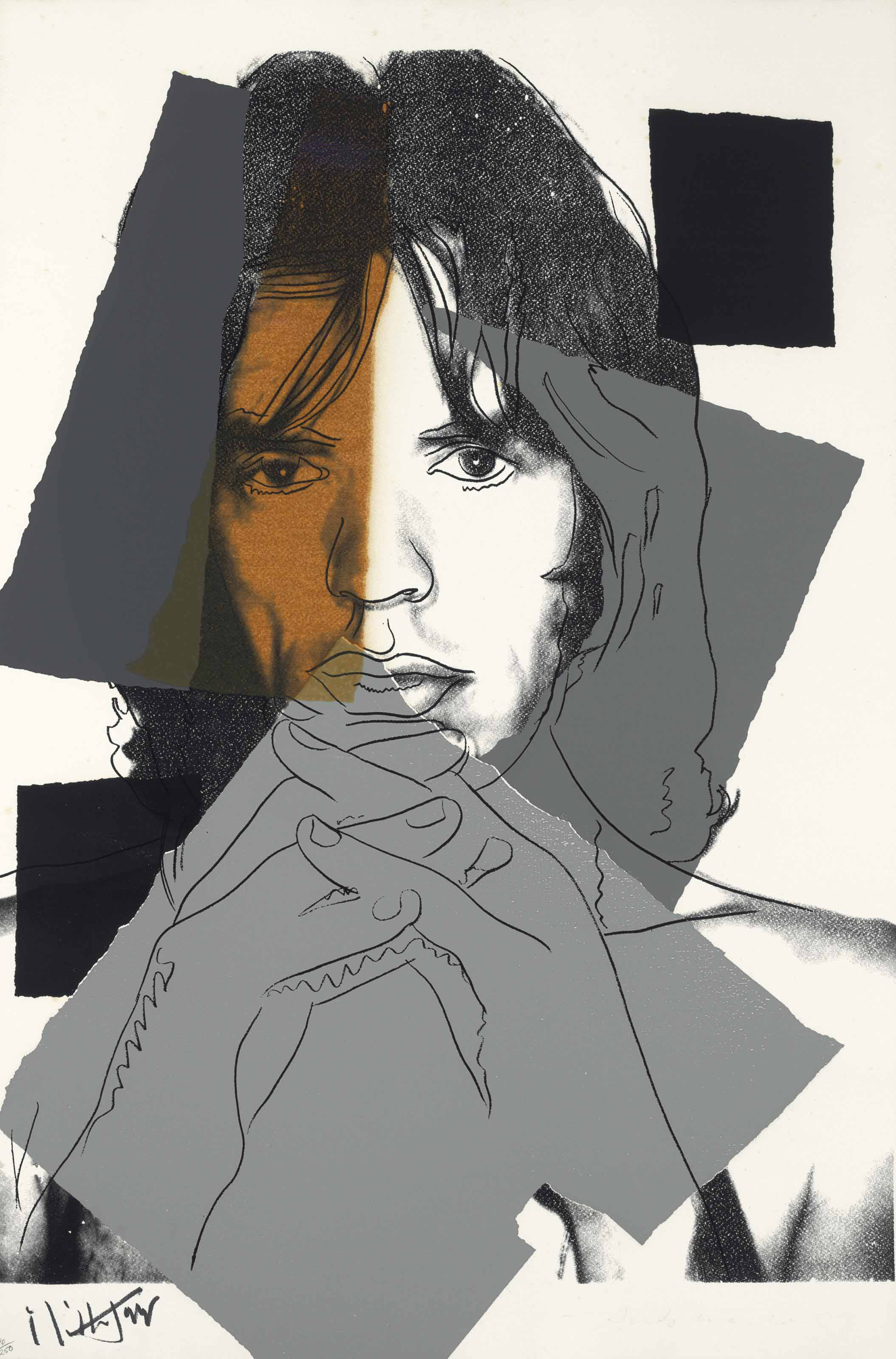 ANDY WARHOL , Mick Jagger one plate (F. & S. II.147) Christie's