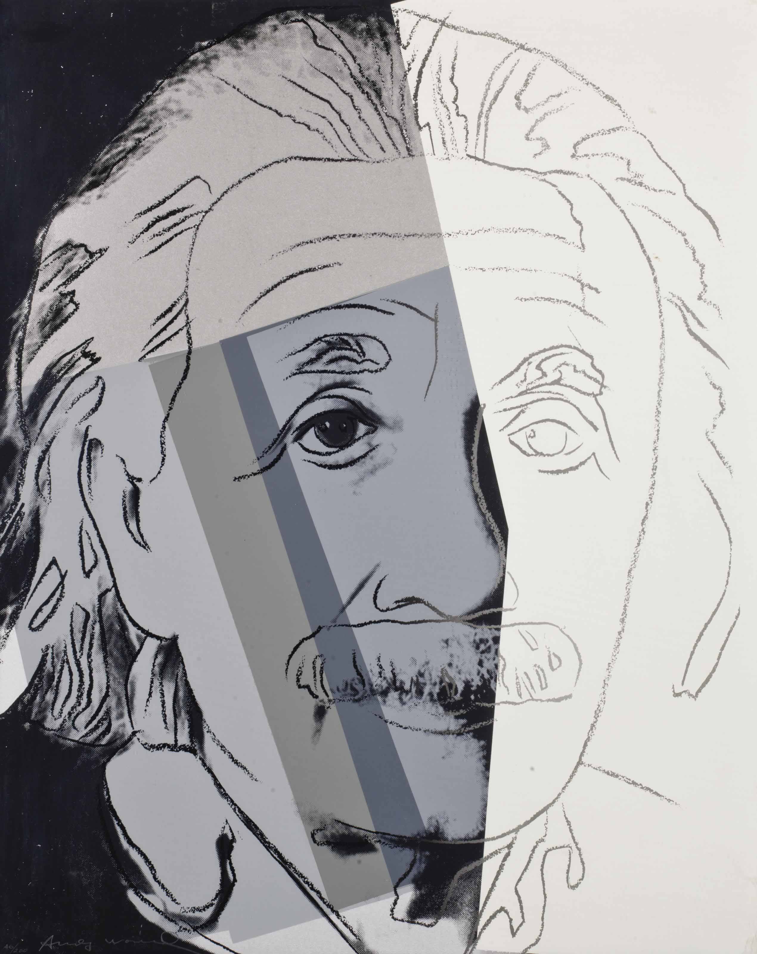 Andy Warhol Albert Einstein From Ten Portraits Of Jews Of The